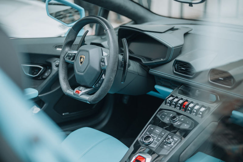 Lamborghini Interior — Custom Floor Mats by VipCarDesign