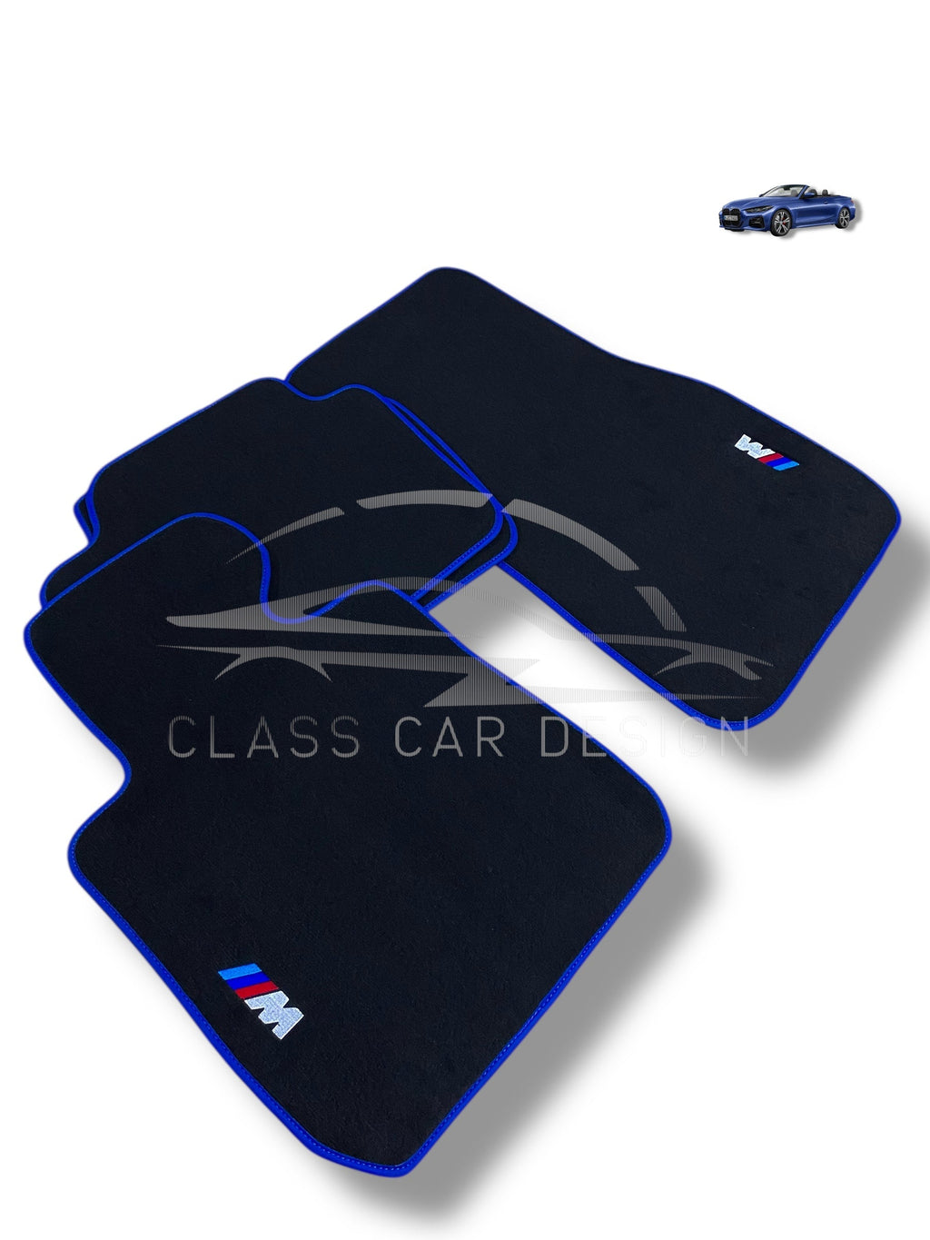 BMW 3 Series E91 Floor Mats (2005–2012) – Custom Fit Luxury Velour Car Mats – Premium Carpet Set