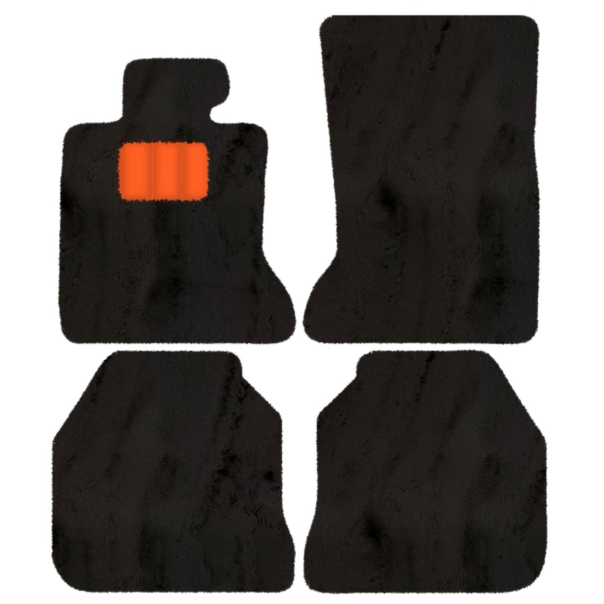 Rolls-Royce Ghost Series I RR2 (2010-2014) Sedan - Sheepskin Length, Various Color Options Custom Fit Premium Velour Floor Mats
