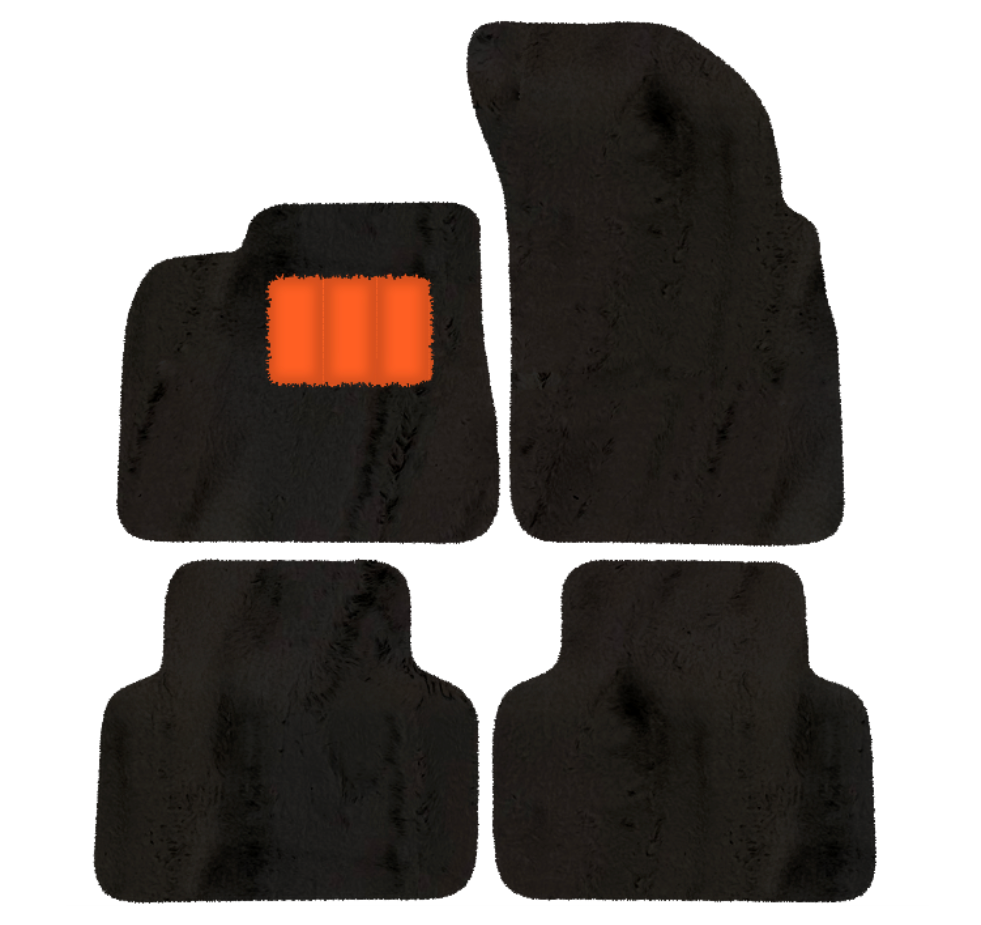 Lamborghini Urus (2018-2026) - Sheepskin Length, Various Color Options Custom Fit Premium Velour Floor Mats