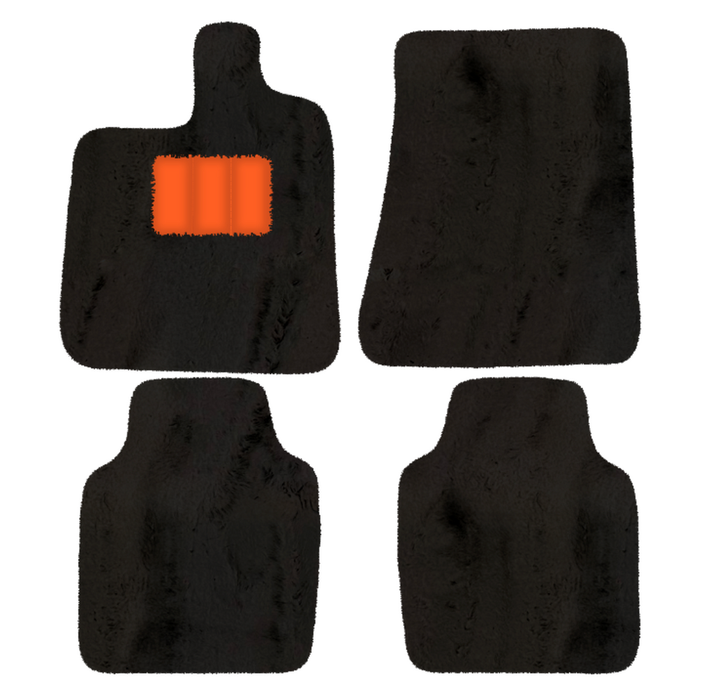 Ferrari Purosangue (2023-2024) - Sheepskin Length, Various Color Options Custom Fit Premium Velour Floor Mats