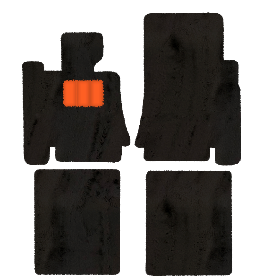 Bentley Arnage Red Label RL (1998-2009) - Sheepskin Length, Various Color Options Custom Fit Premium Velour Floor Mats