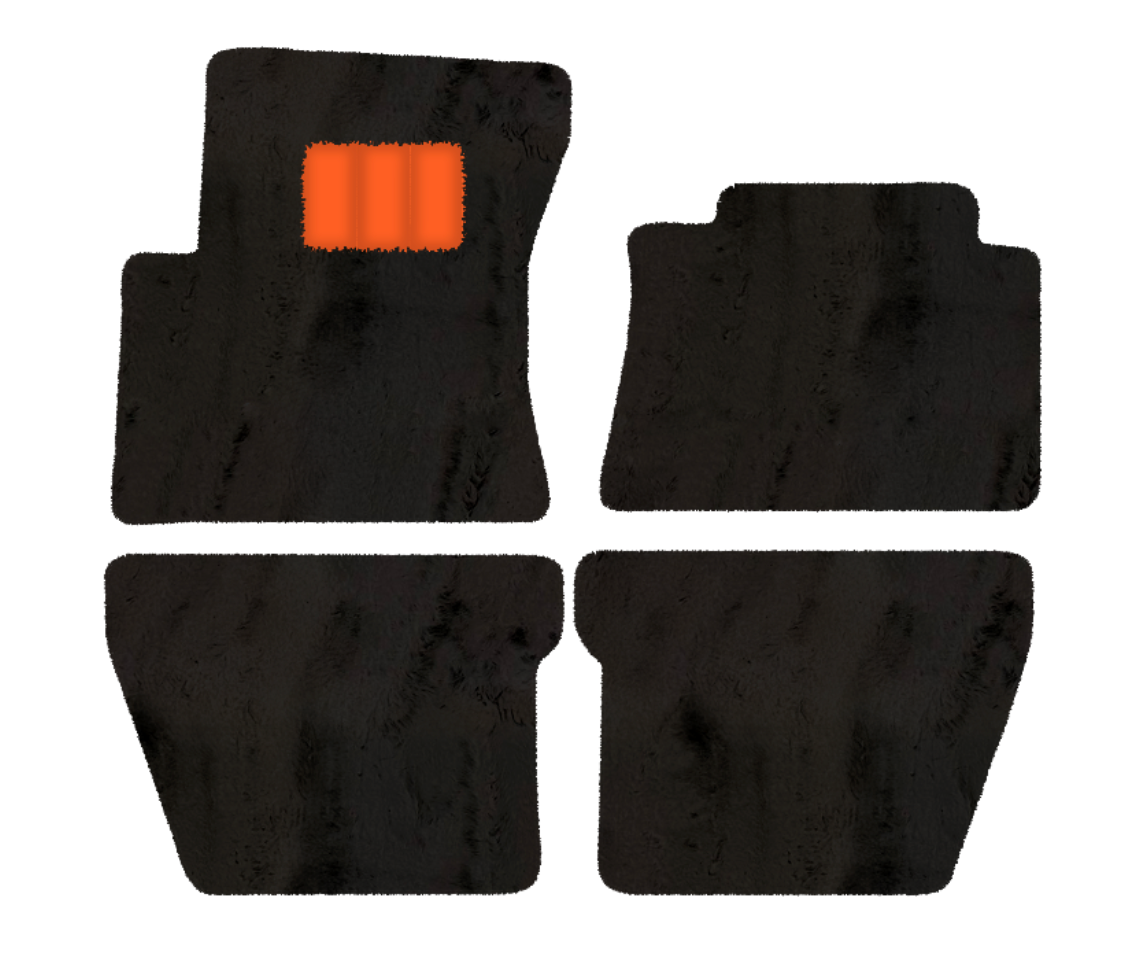 Bentley Mulsanne (2010â€“2020) - Sheepskin Length, Various Color Options Custom Fit Premium Velour Floor Mats