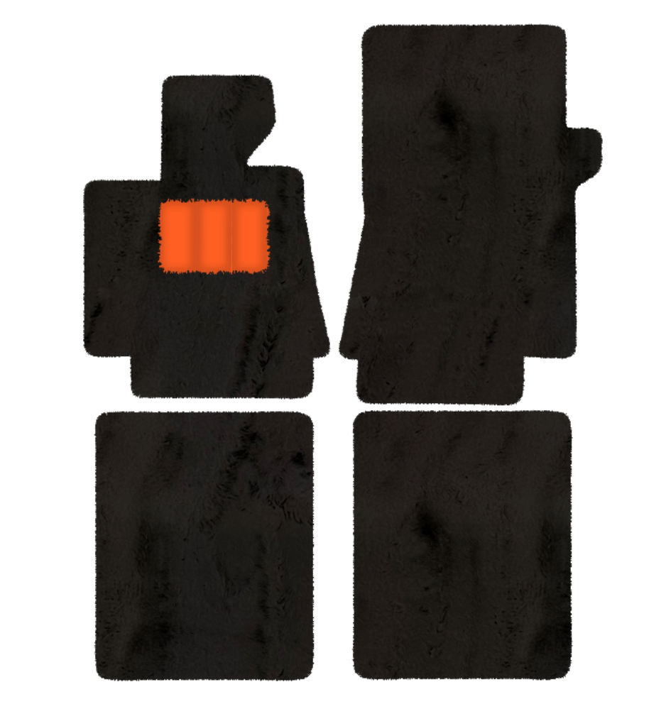 Bentley Arnage T (1998-2009) - Sheepskin Length, Various Color Options Custom Fit Premium Velour Floor Mats