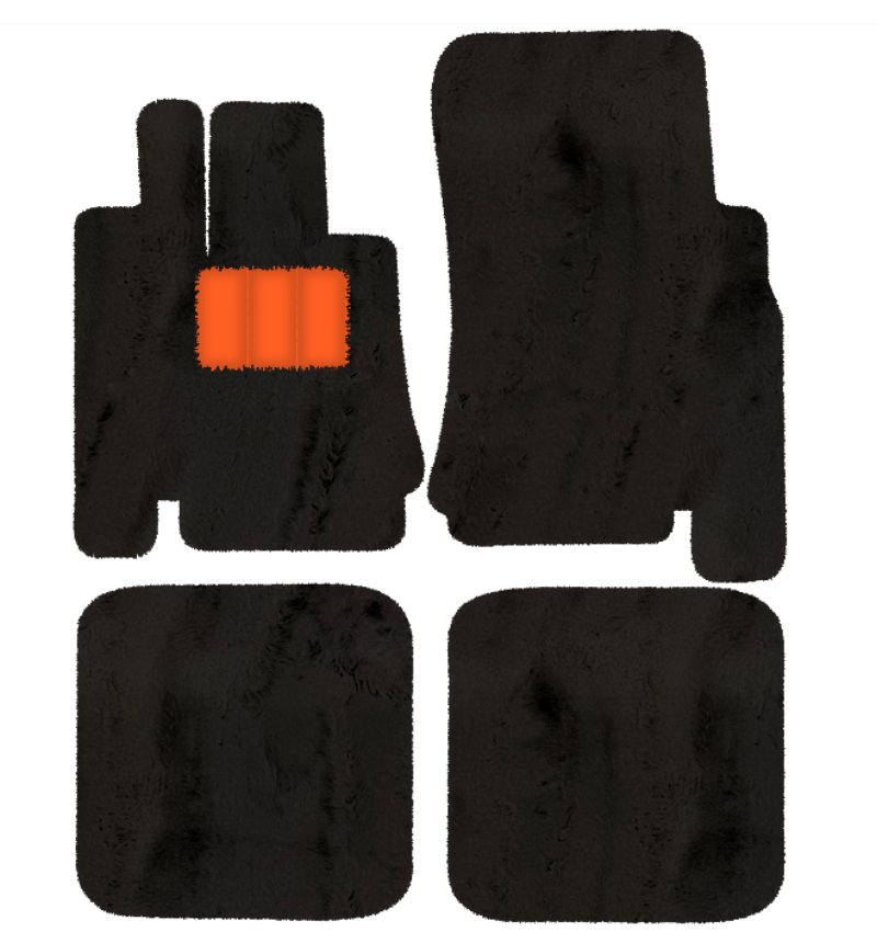 Bentley Arnage Green Label (1998-2009) - Sheepskin Length, Various Color Options Custom Fit Premium Velour Floor Mats