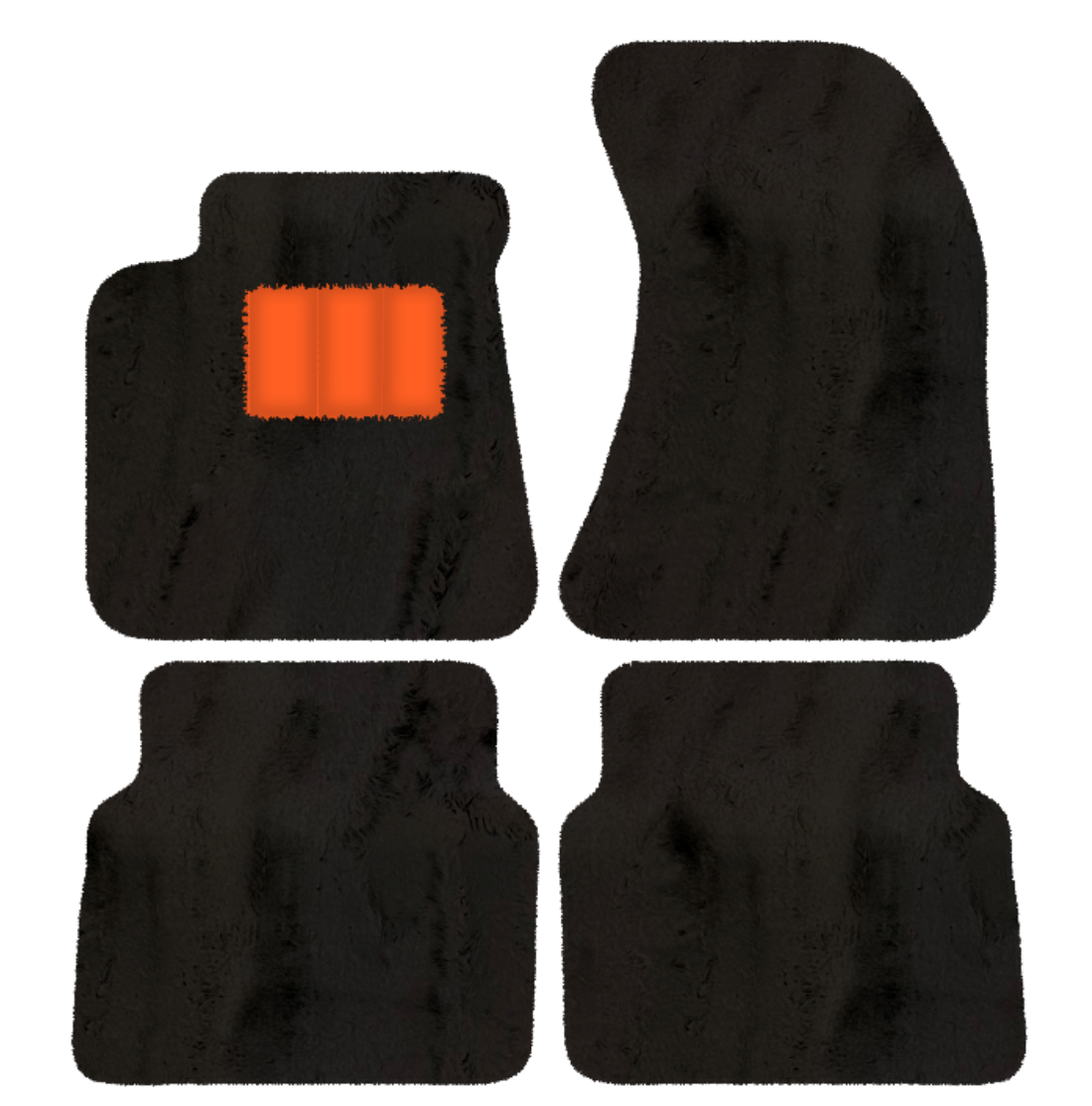 Audi A8 D4 (2010-2017) - Sheepskin Length, Various Color Options Custom Fit Premium Velour Floor Mats
