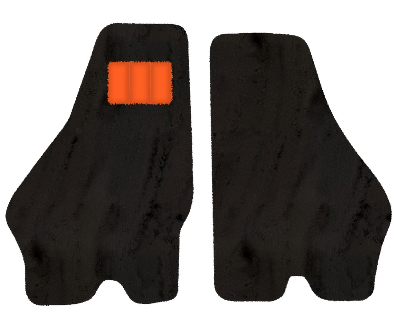 Lamborghini Jalpa (1981-1988) - Sheepskin Length, Various Color Options Custom Fit Premium Velour Floor Mats