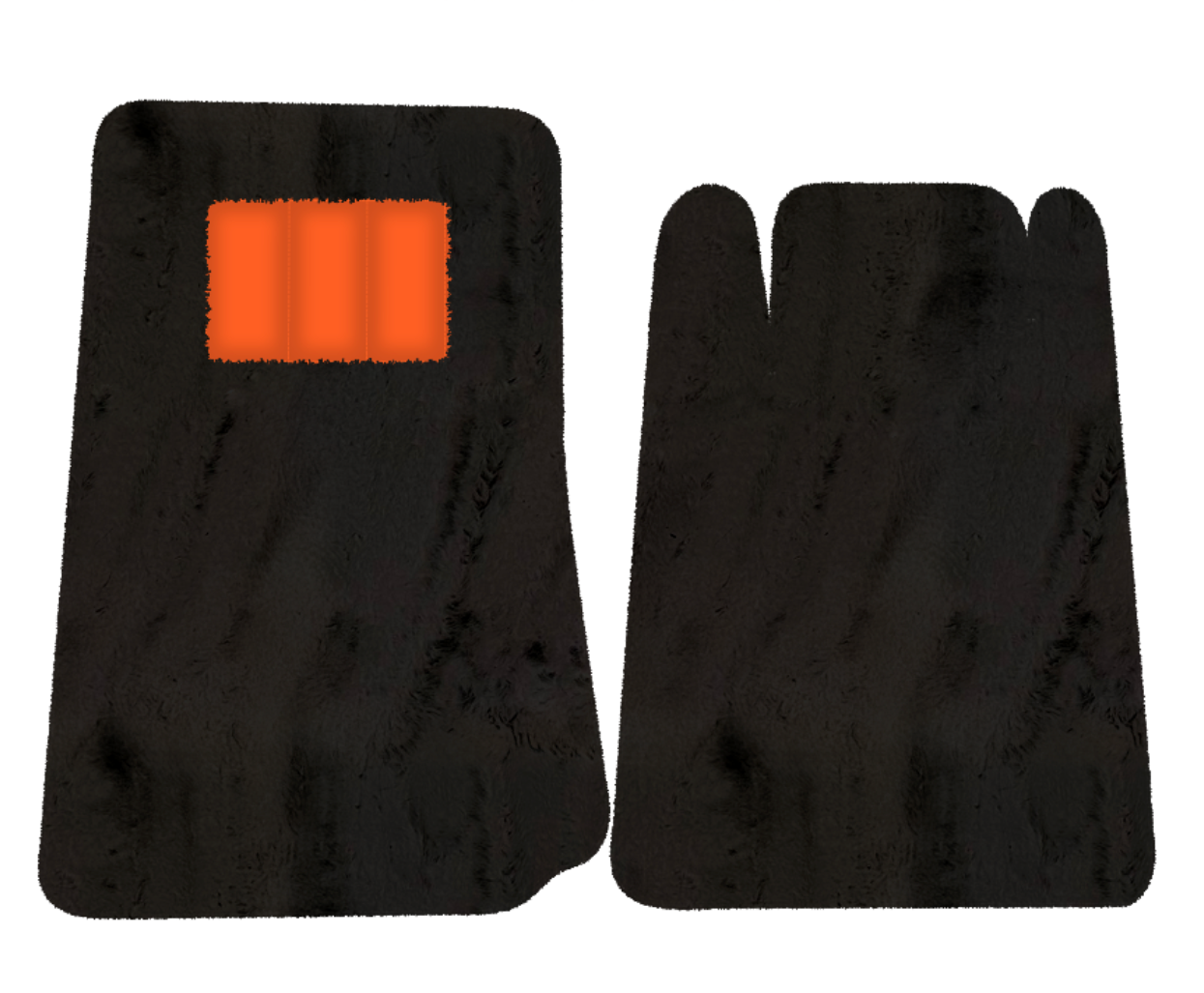 Lamborghini Espada (1968-1978) - Sheepskin Length, Various Color Options Custom Fit Premium Velour Floor Mats