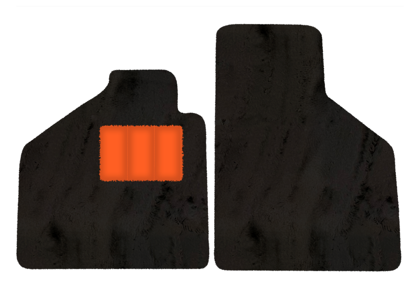 Lamborghini Diablo (1990-2001) - Sheepskin Length, Various Color Options Custom Fit Premium Velour Floor Mats