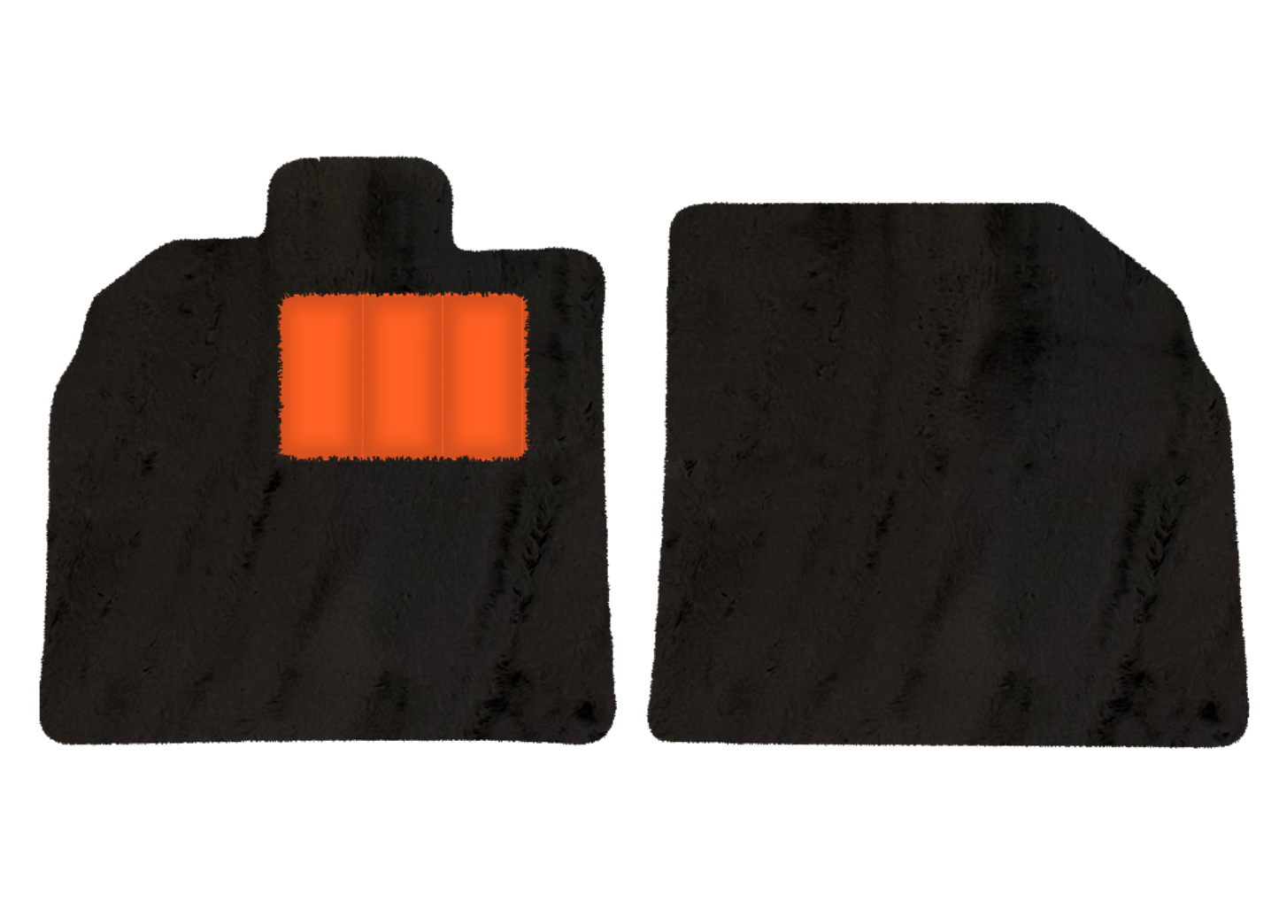 Lamborghini Aventador SVJ - Sheepskin Length, Various Color Options Custom Fit Premium Velour Floor Mats