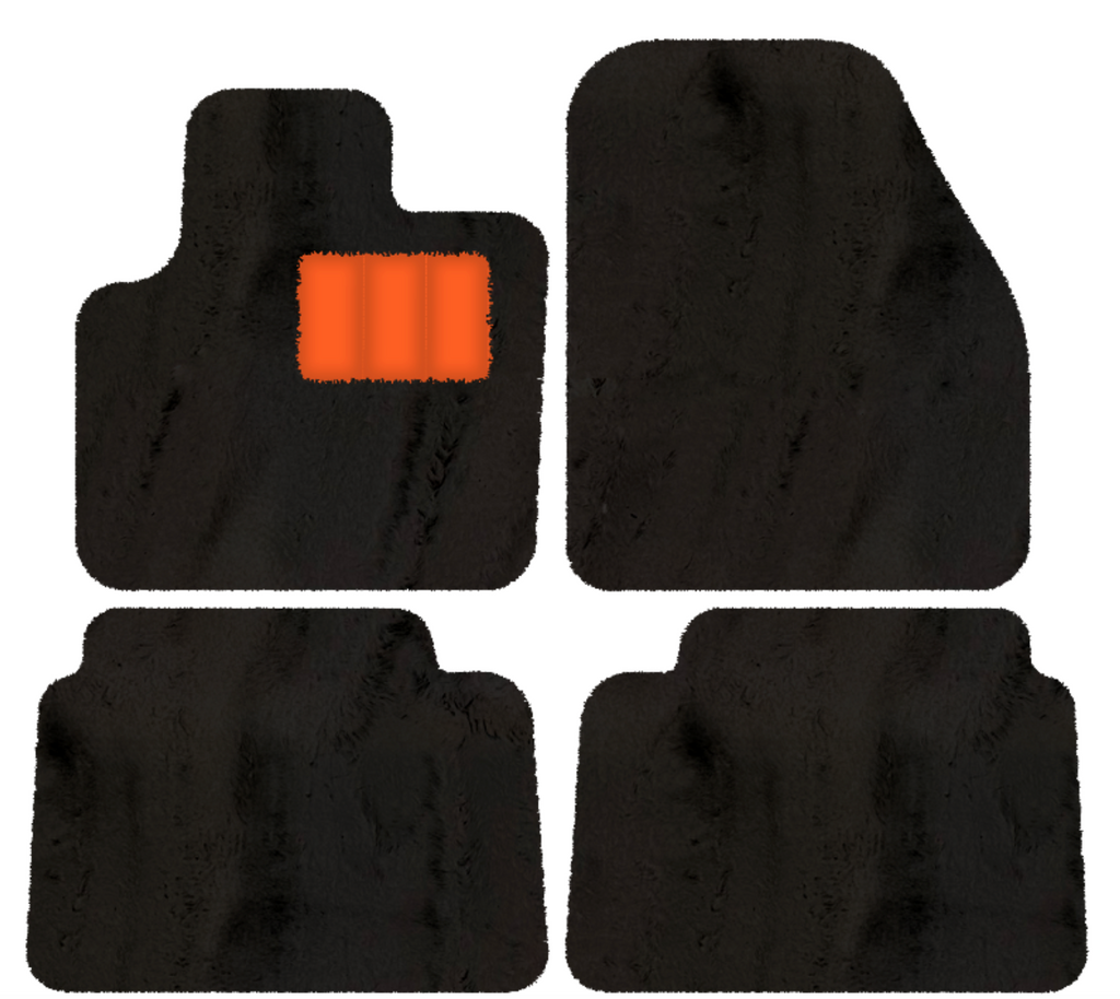 Land Rover Discovery Sport (2019-2026) - Sheepskin Length, Various Color Options Custom Fit Premium Velour Floor Mats