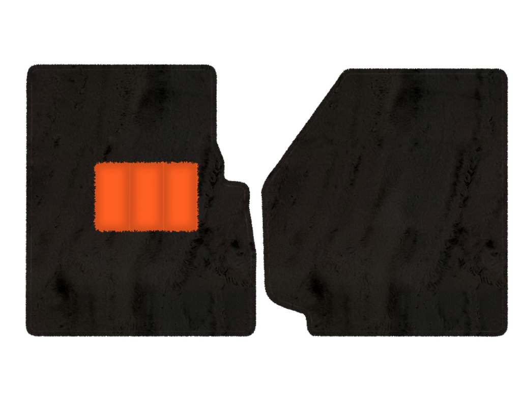 Land Rover Defender 90 (2007-2020) - Sheepskin Length, Various Color Options Custom Fit Premium Velour Floor Mats
