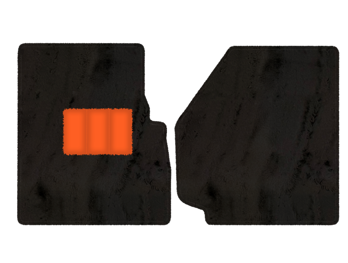 Land Rover Defender 90 (2007-2020) - Sheepskin Length, Various Color Options Custom Fit Premium Velour Floor Mats