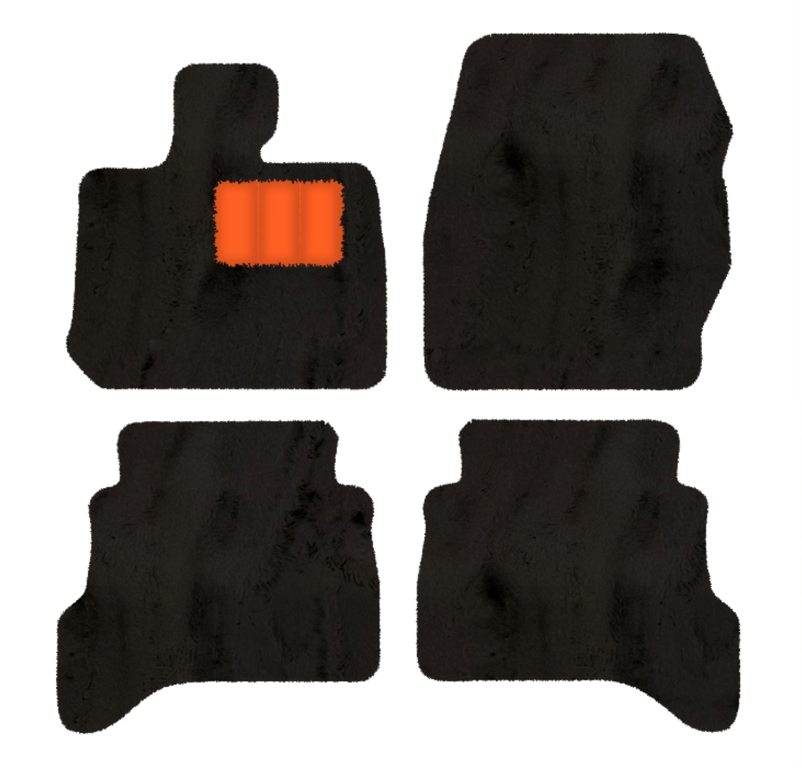 Range Rover Sport L460 (2022-2024) - Sheepskin Length, Various Color Options Custom Fit Premium Velour Floor Mats