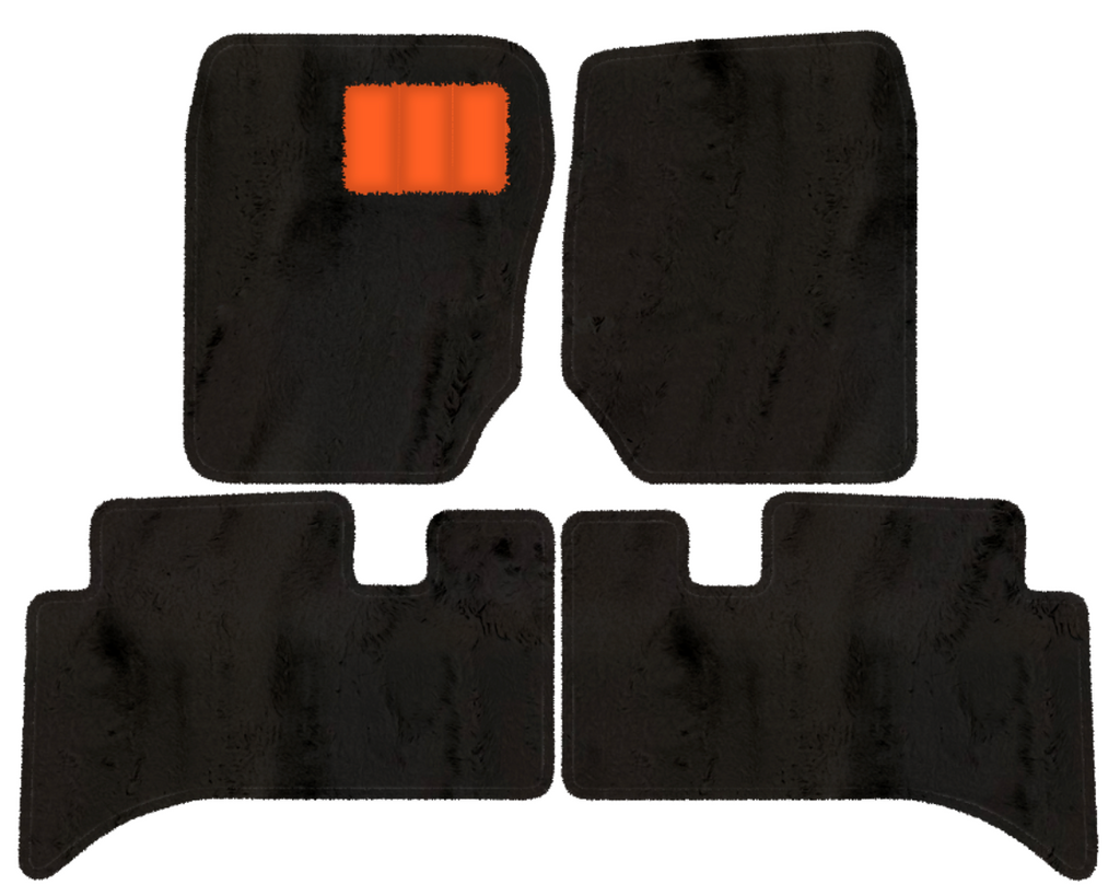 Range Rover (1994-2002) - Sheepskin Length, Various Color Options Custom Fit Premium Velour Floor Mats