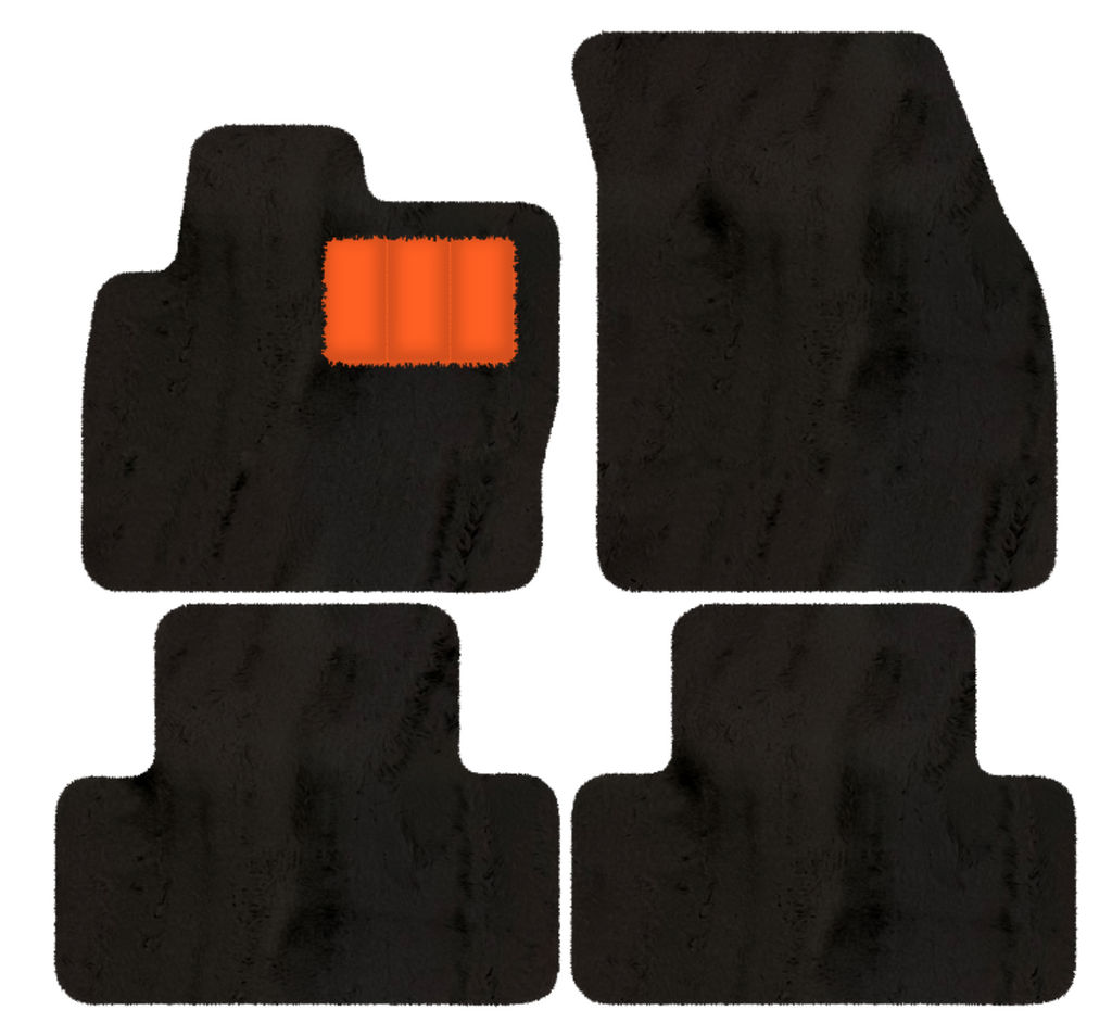 Range Rover Evoque (2015-2019) 5-Doors - Sheepskin Length, Various Color Options Custom Fit Premium Velour Floor Mats