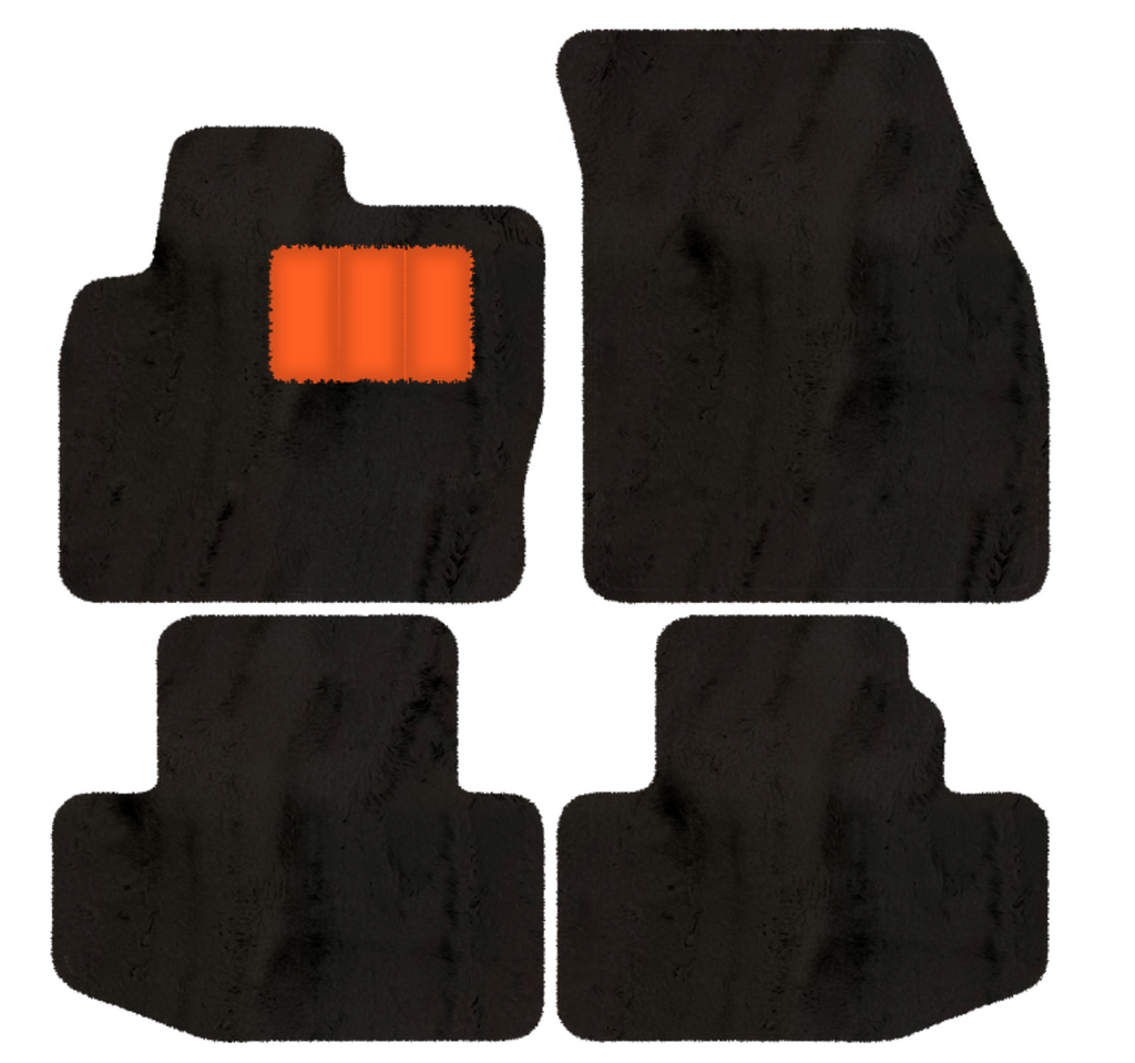 Range Rover Evoque (2016-2024) Convertible - Sheepskin Length, Various Color Options Custom Fit Premium Velour Floor Mats