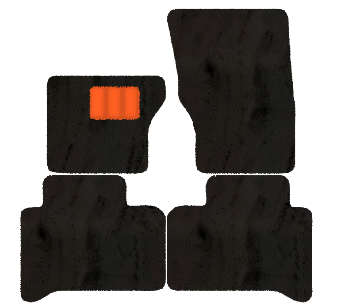 Range Rover (2012-2022) 4-5 Seater - Sheepskin Length, Various Color Options Custom Fit Premium Velour Floor Mats