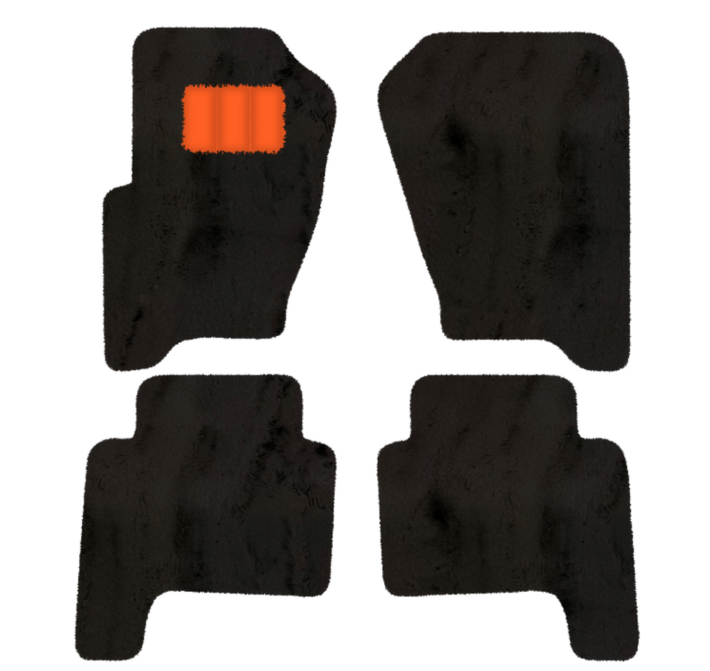 Range Rover Sport (2005-2010) - Sheepskin Length, Various Color Options Custom Fit Premium Velour Floor Mats