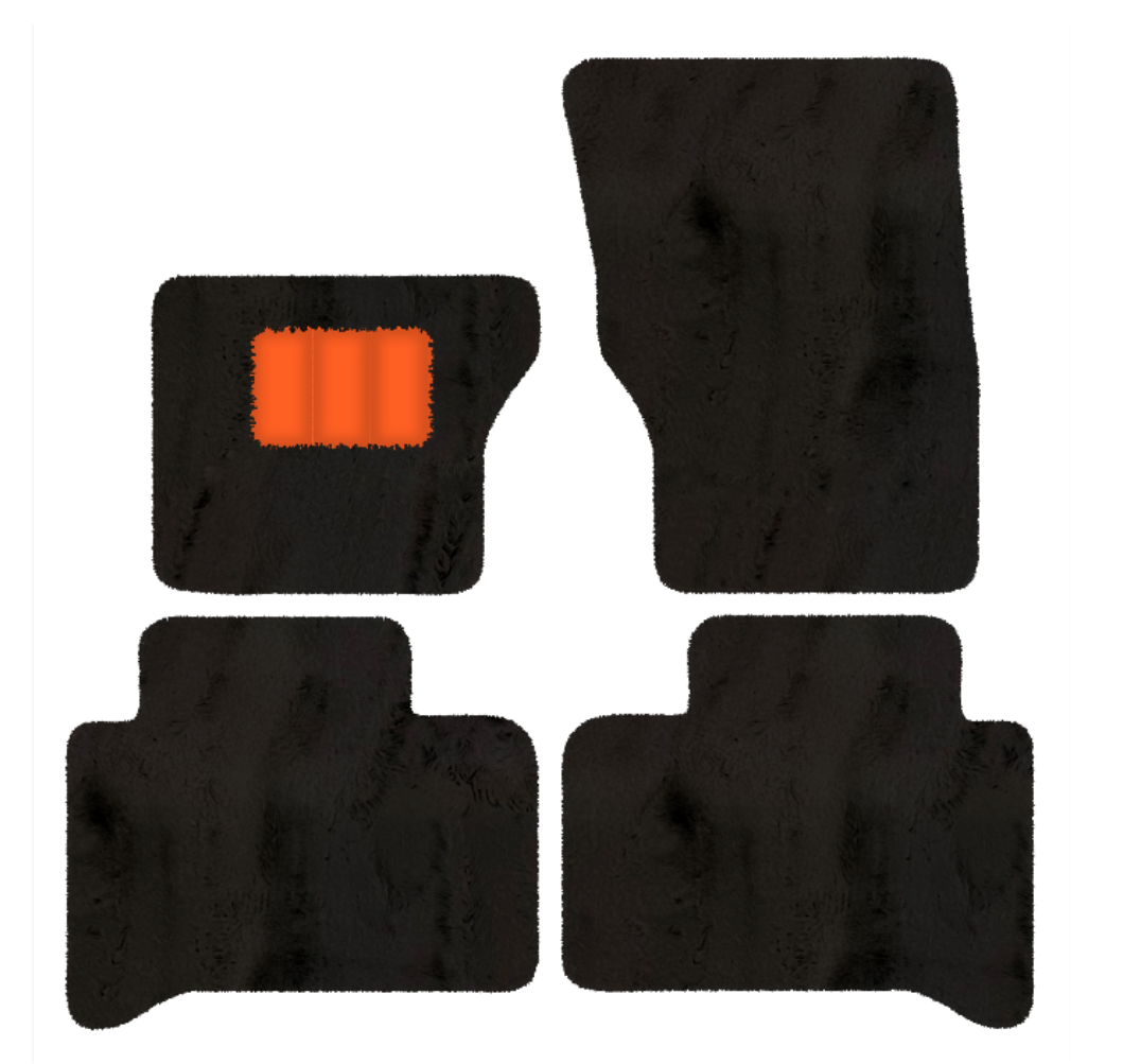 Range Rover Sport (2013-2022) - Sheepskin Length, Various Color Options Custom Fit Premium Velour Floor Mats