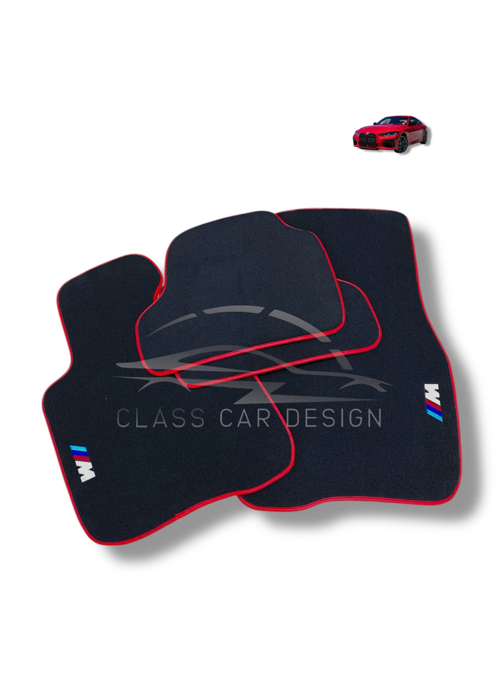 BMW 3 Series E92 Coupe Floor Mats (2007–2013) – Custom Fit Luxury Velour Car Mats – Premium Carpet Set