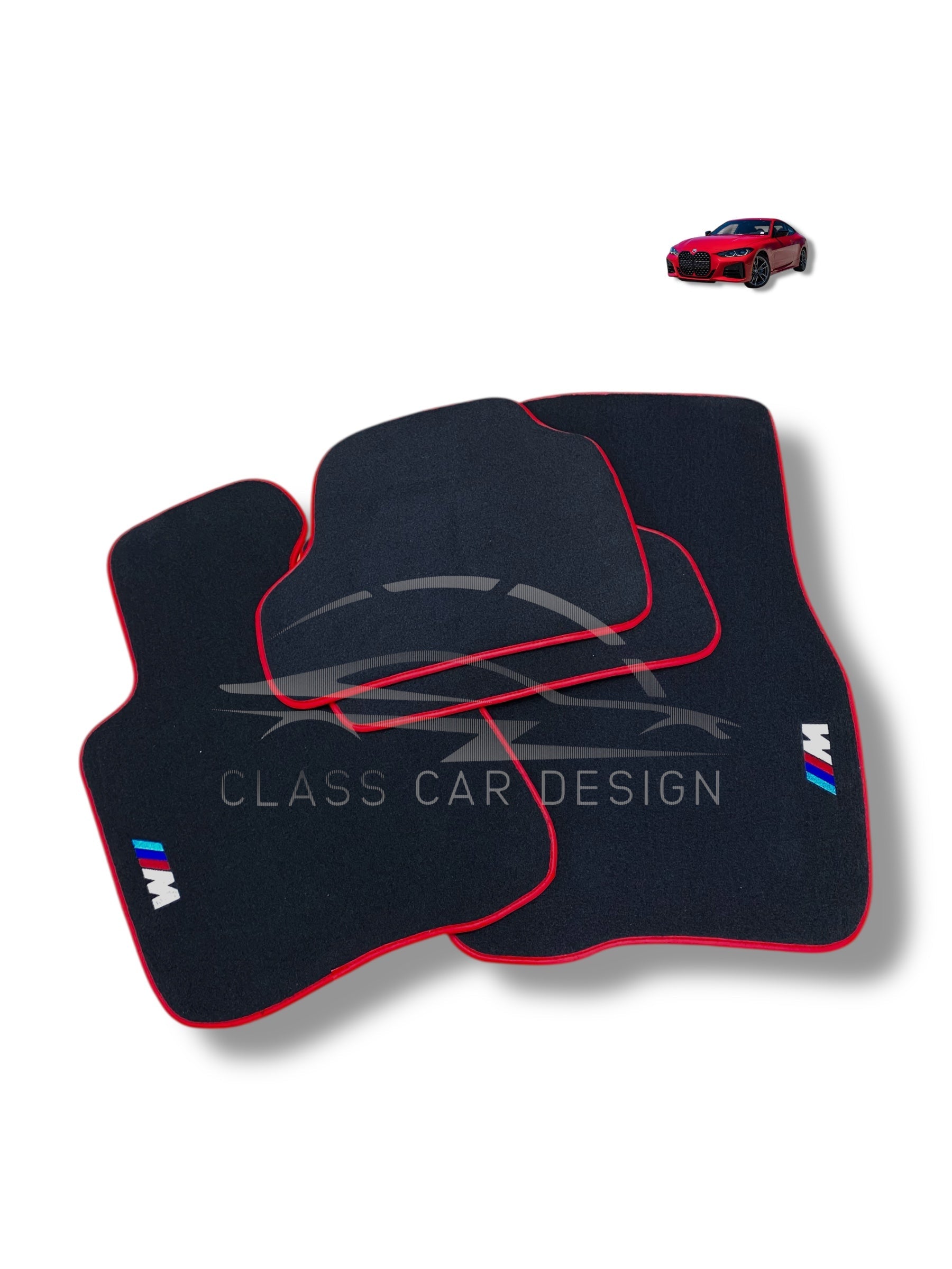 BMW 3 Series E92 Coupe Floor Mats (2007–2013) – Custom Fit Luxury Velour Car Mats – Premium Carpet Set
