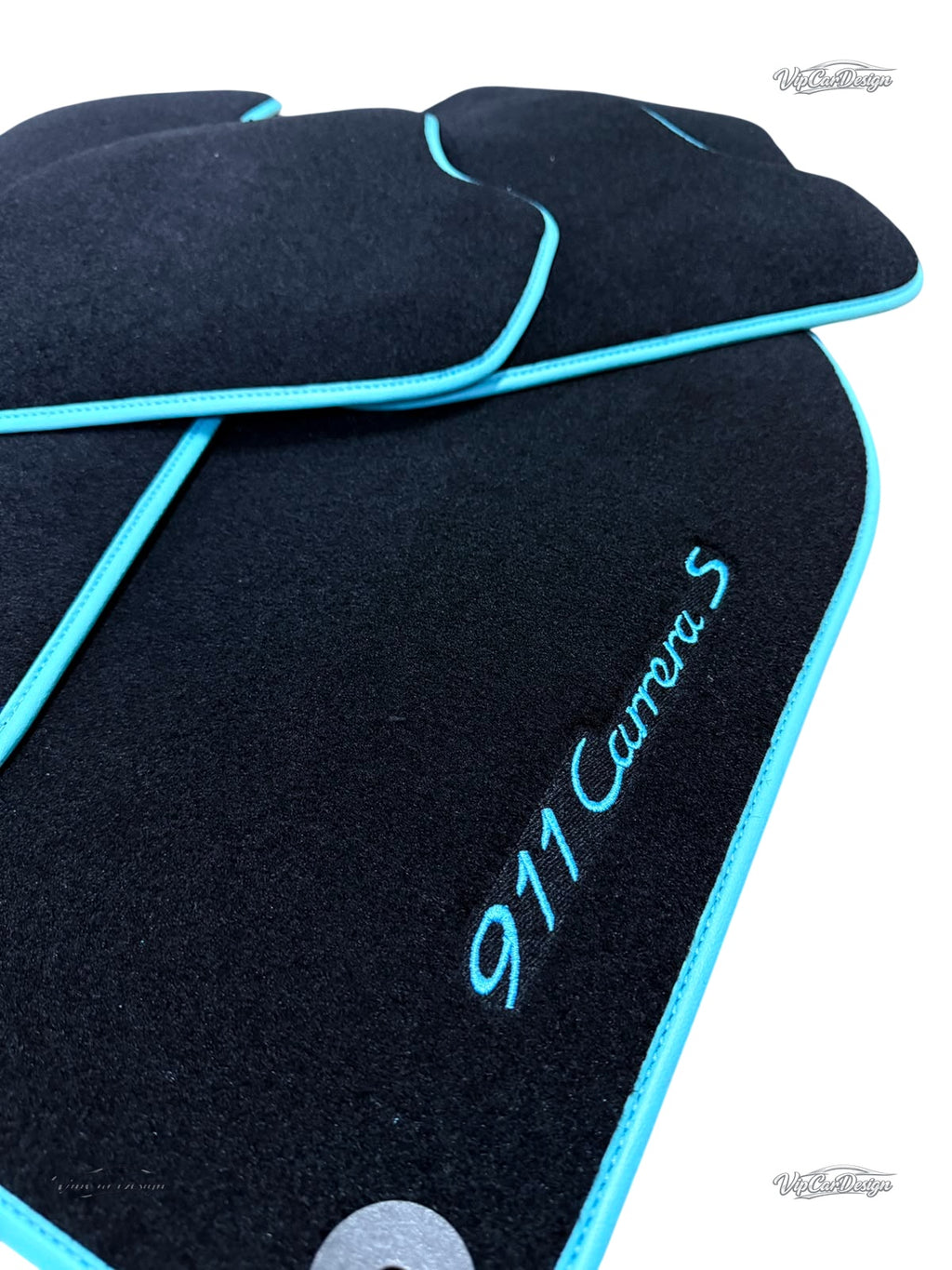 Porsche 911 - 964 (1989-1994) Custom Fit Floor Mats 911 Carrera Logo - Complete Set Overview | VipCarDesign