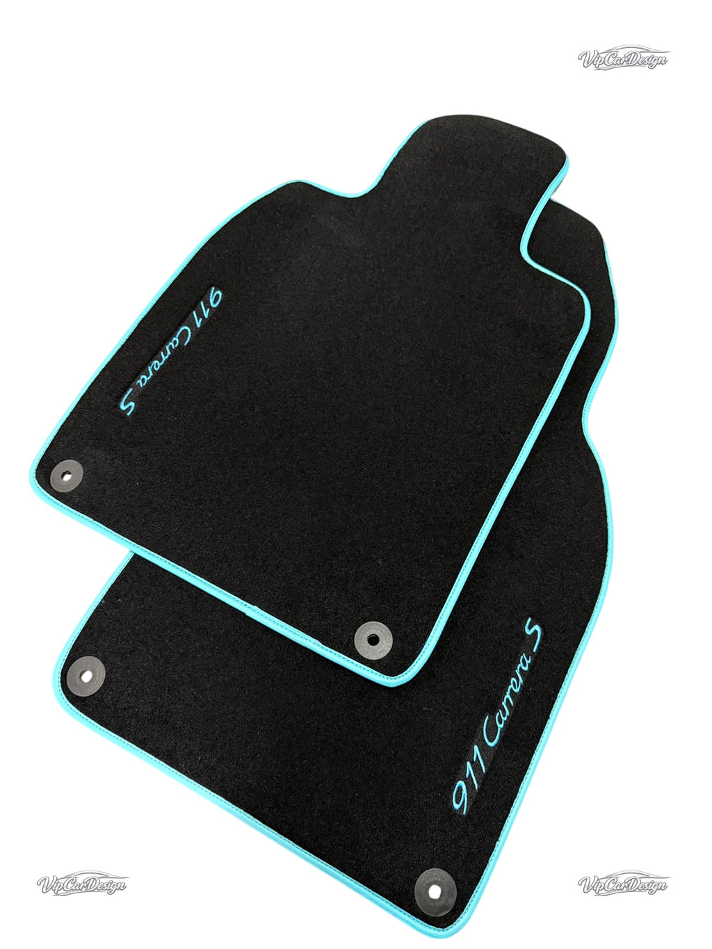 Porsche 911 - 993 (1994-1998) Custom Fit Floor Mats 911 Carrera Logo - Front Floor Mats | VipCarDesign