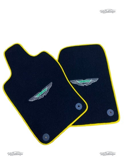 Aston Martin DB11 (2016-2023) Custom Fit Floor Mats - Set with Accessories | VipCarDesign