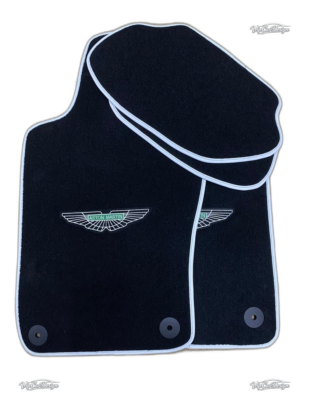 Aston Martin DB11 (2016-2023) Custom Fit Floor Mats - Single Mat Front | VipCarDesign