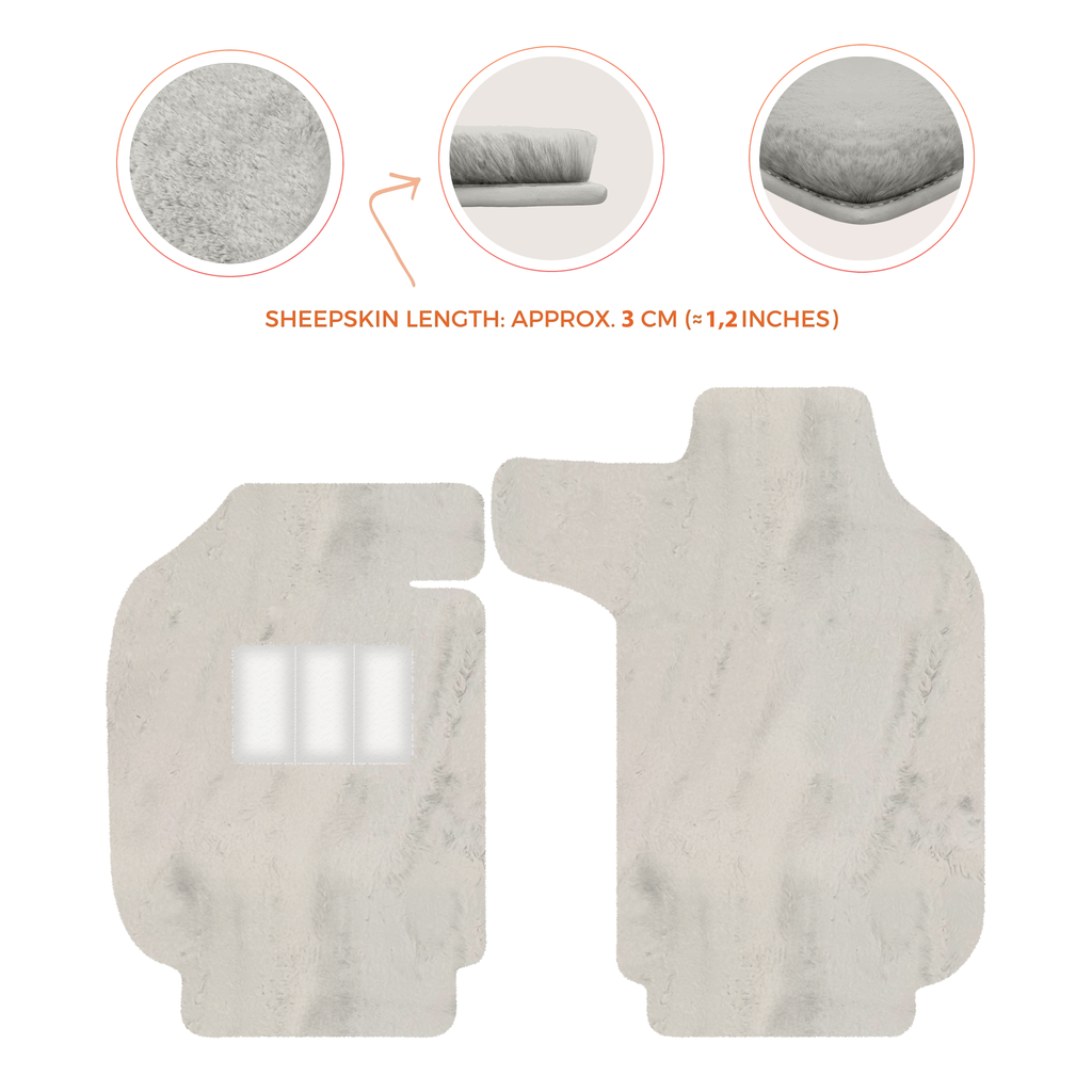Porsche 911 SC (1978-1984) - Sheepskin Length, Various Color Options Custom Fit Premium Velour Floor Mats