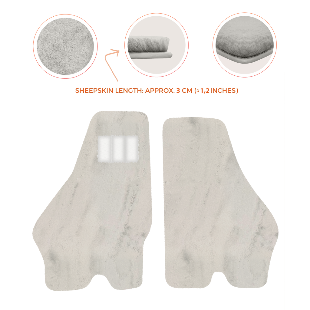 Lamborghini Jalpa (1981-1988) - Sheepskin Length, Various Color Options Custom Fit Premium Velour Floor Mats