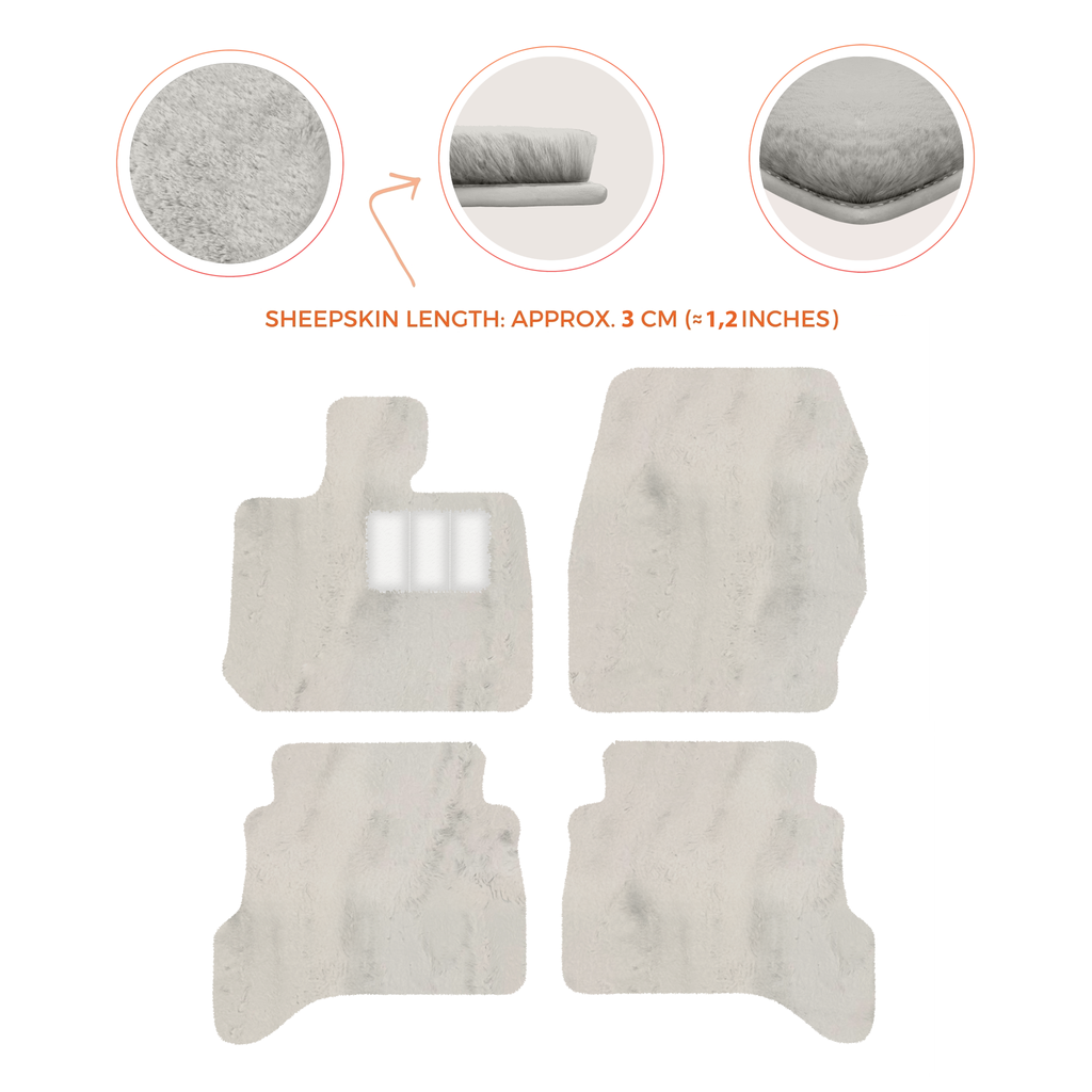 Range Rover Sport L460 (2022-2024) - Sheepskin Length, Various Color Options Custom Fit Premium Velour Floor Mats