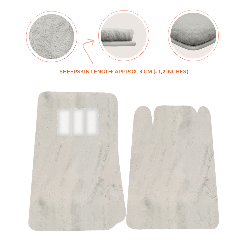 Lamborghini Espada (1968-1978) - Sheepskin Length, Various Color Options Custom Fit Premium Velour Floor Mats