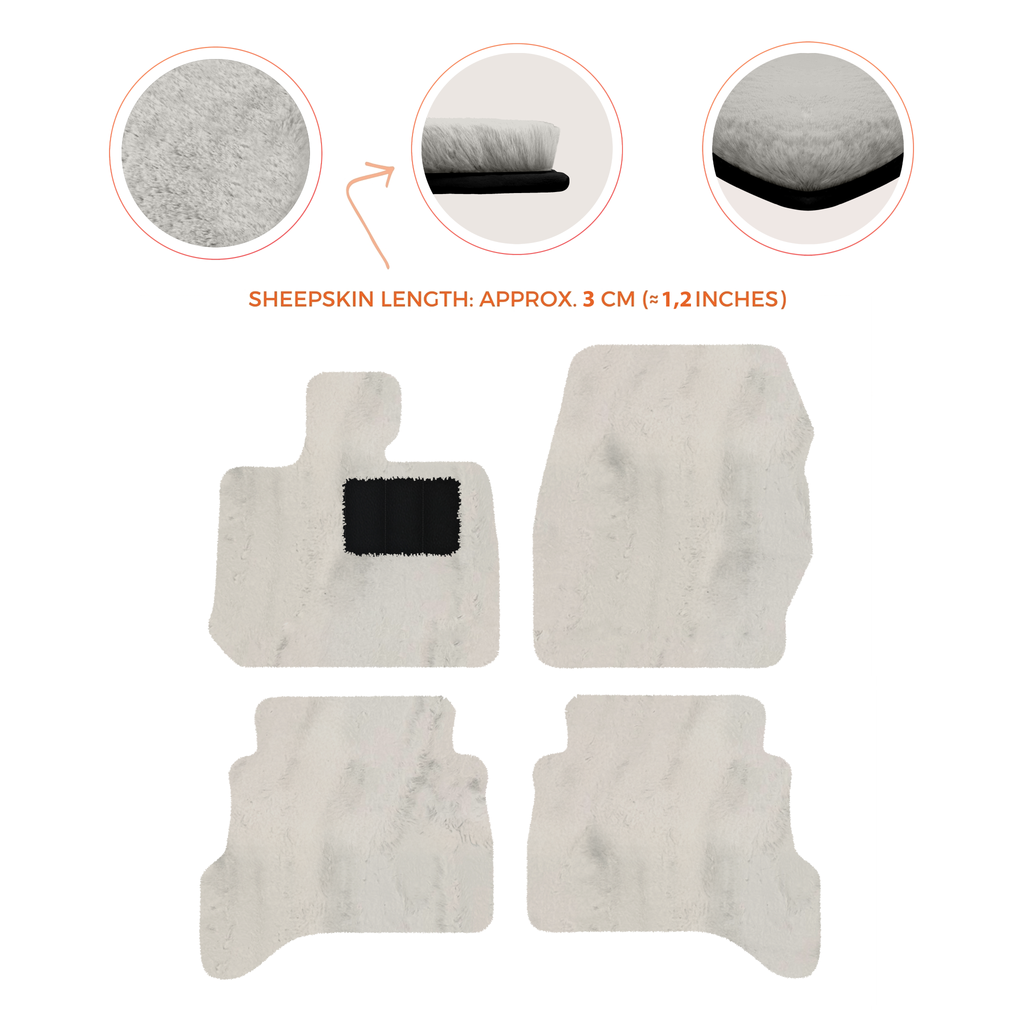 Range Rover Sport L460 (2022-2024) - Sheepskin Length, Various Color Options Custom Fit Premium Velour Floor Mats