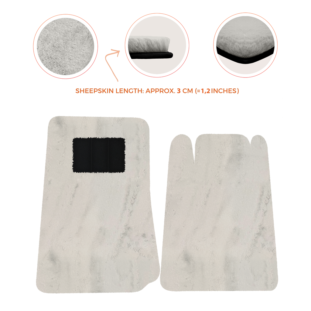 Lamborghini Espada (1968-1978) - Sheepskin Length, Various Color Options Custom Fit Premium Velour Floor Mats