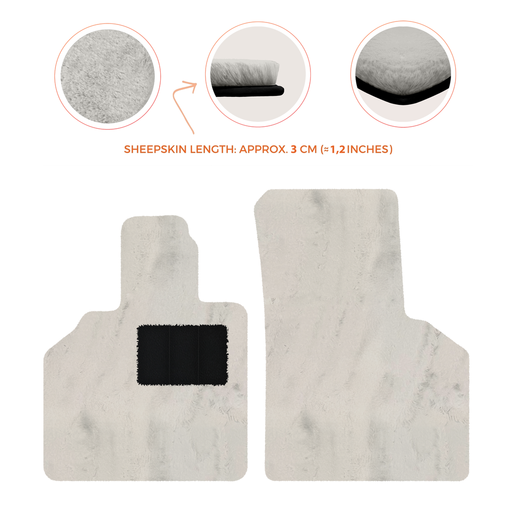 Lamborghini Gallardo (2004-2014) - Sheepskin Length, Various Color Options Custom Fit Premium Velour Floor Mats