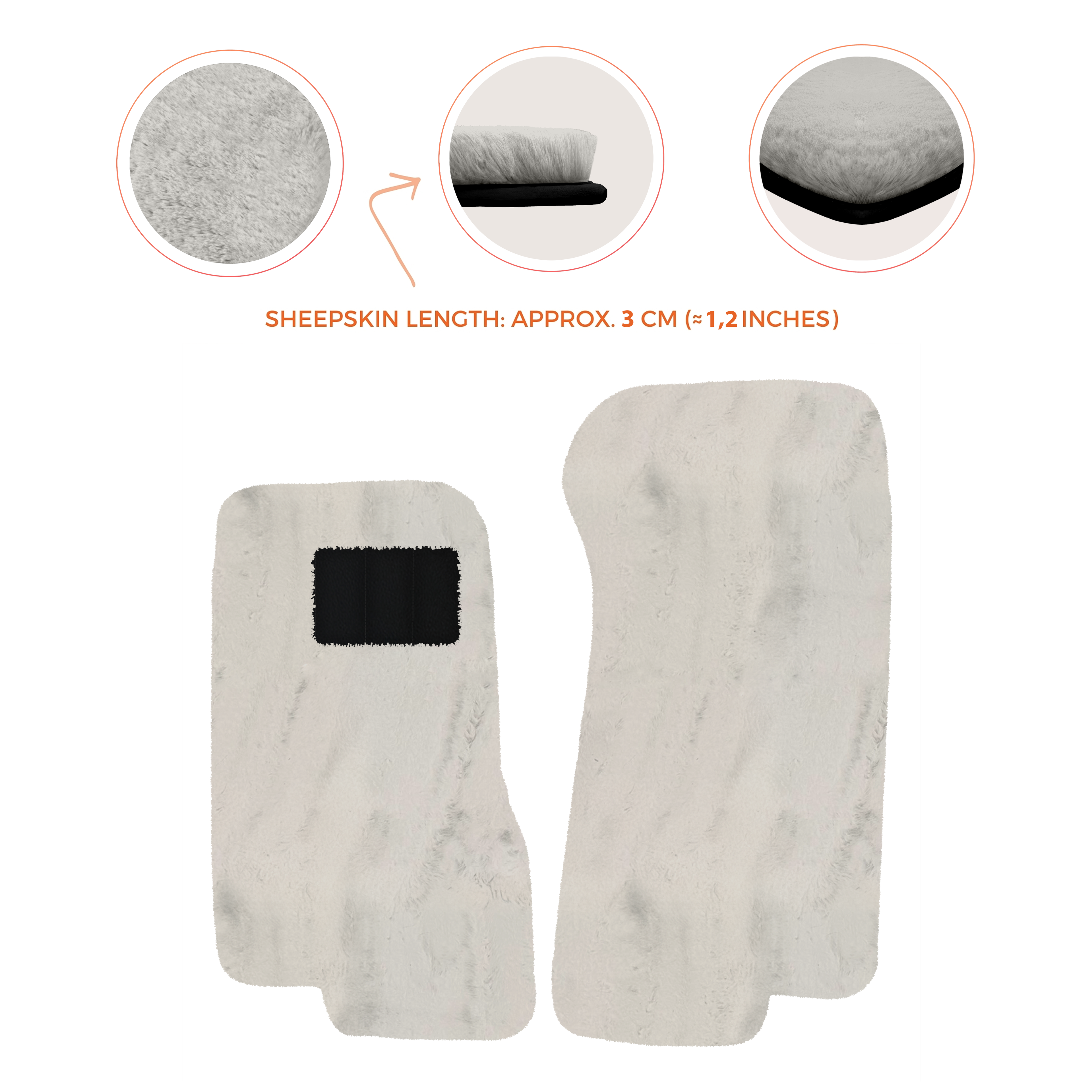 Aston Martin V8 Coupe Special (1996-2000) - Sheepskin Length, Various Color Options Custom Fit Premium Velour Floor Mats