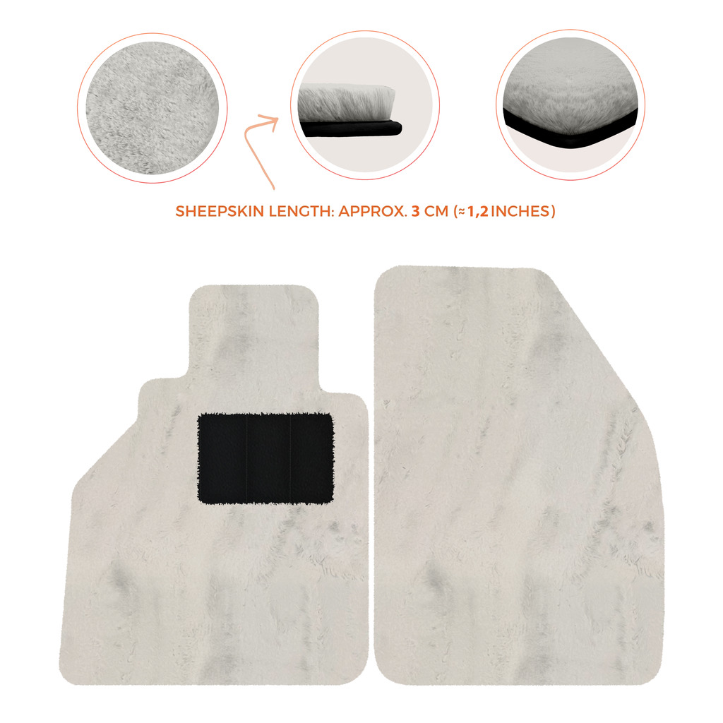 Porsche 986 Boxster (1996-2004) - Sheepskin Length, Various Color Options Custom Fit Premium Velour Floor Mats