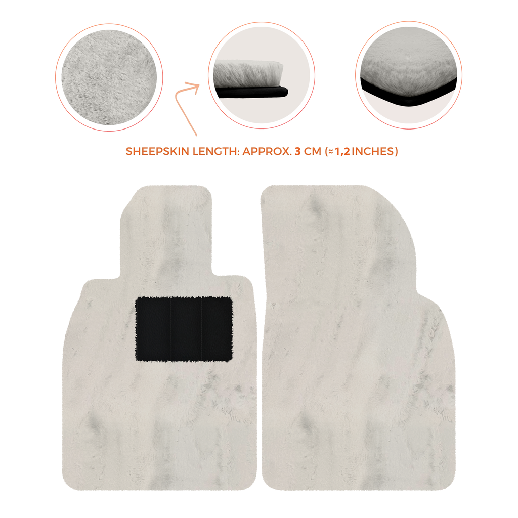 Porsche 718 Boxster (2016-2023) - Sheepskin Length, Various Color Options Custom Fit Premium Velour Floor Mats