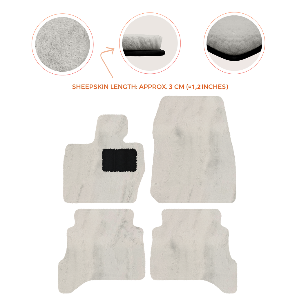 Range Rover Sport L460 (2022-2024) Short/Long Wheelbase - Sheepskin Length, Various Color Options Custom Fit Premium Velour Floor Mats