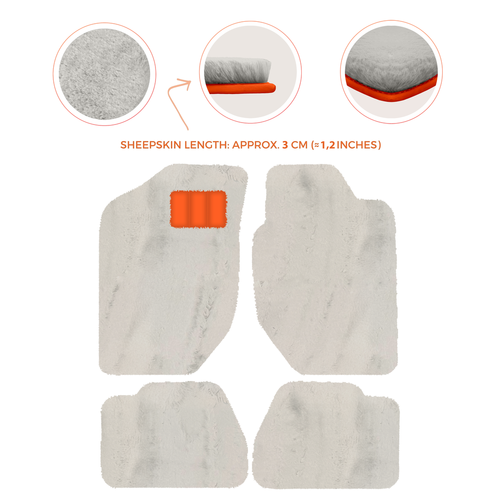 Land Rover Freelander (1997-2003) - Sheepskin Length, Various Color Options Custom Fit Premium Velour Floor Mats