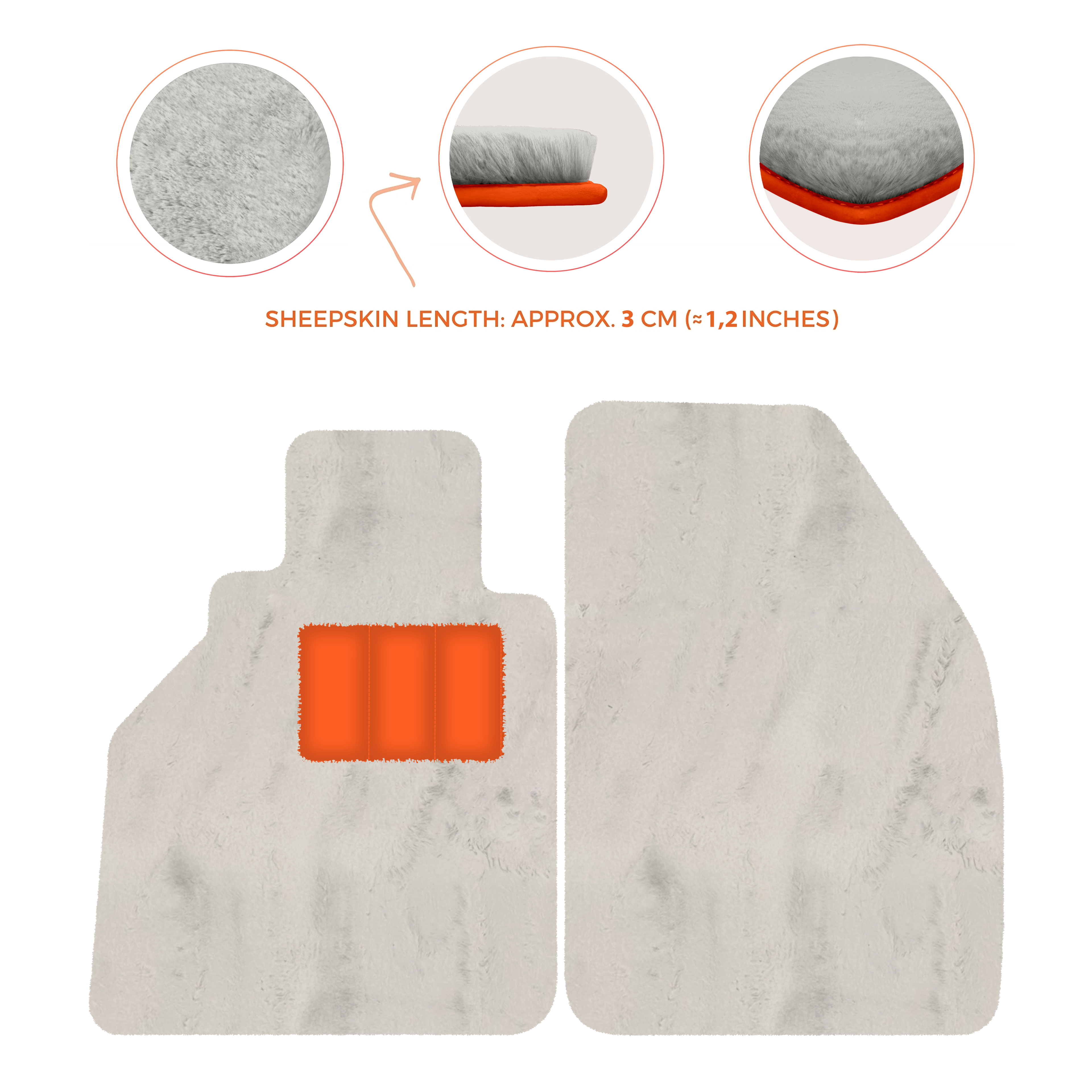 Porsche 986 Boxster (1996-2004) - Sheepskin Length, Various Color Options Custom Fit Premium Velour Floor Mats