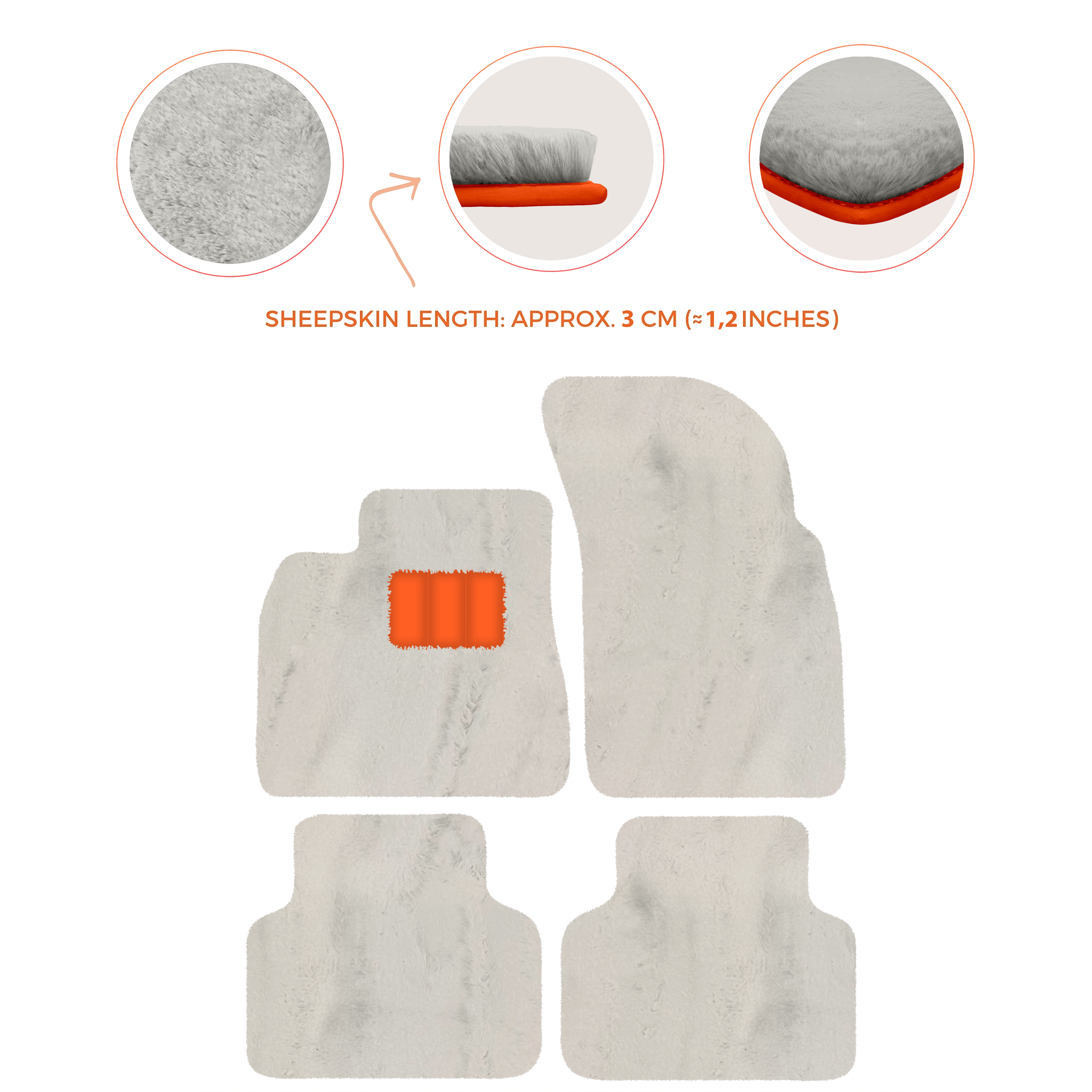 Bentley Bentayga (2015-2023) - Sheepskin Length, Various Color Options Custom Fit Premium Velour Floor Mats