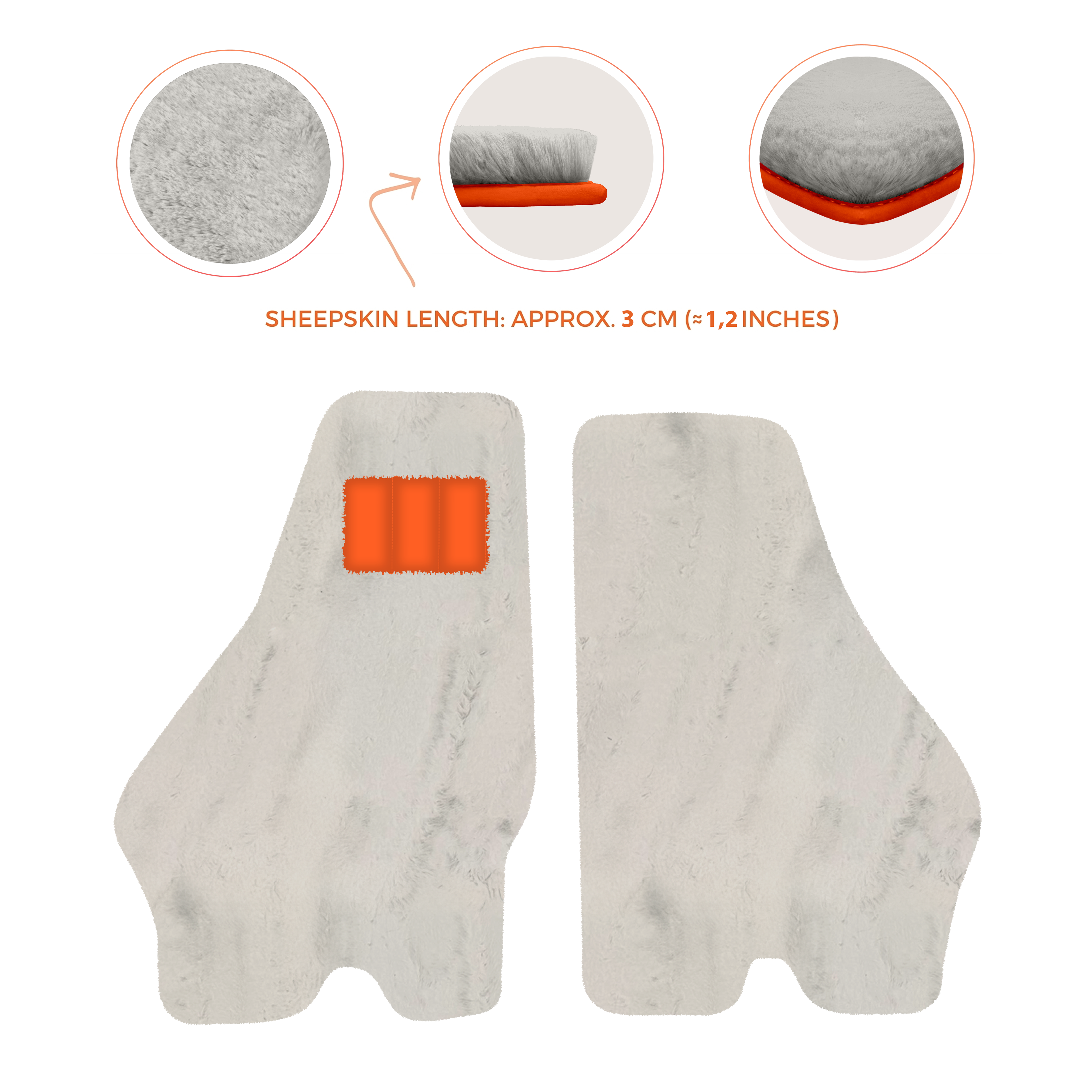Lamborghini Jalpa (1981-1988) - Sheepskin Length, Various Color Options Custom Fit Premium Velour Floor Mats