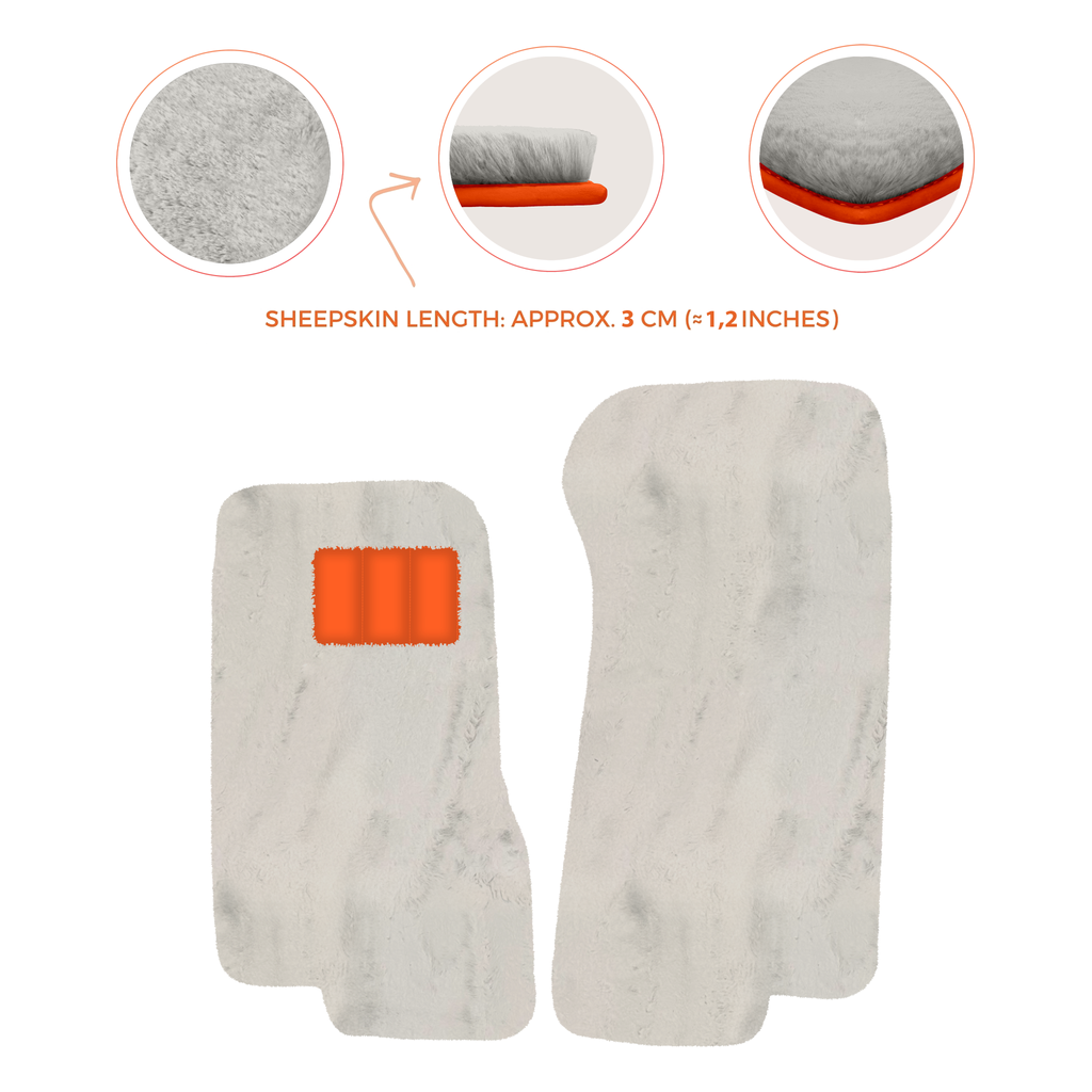 Aston Martin V8 Coupe Special (1996-2000) - Sheepskin Length, Various Color Options Custom Fit Premium Velour Floor Mats