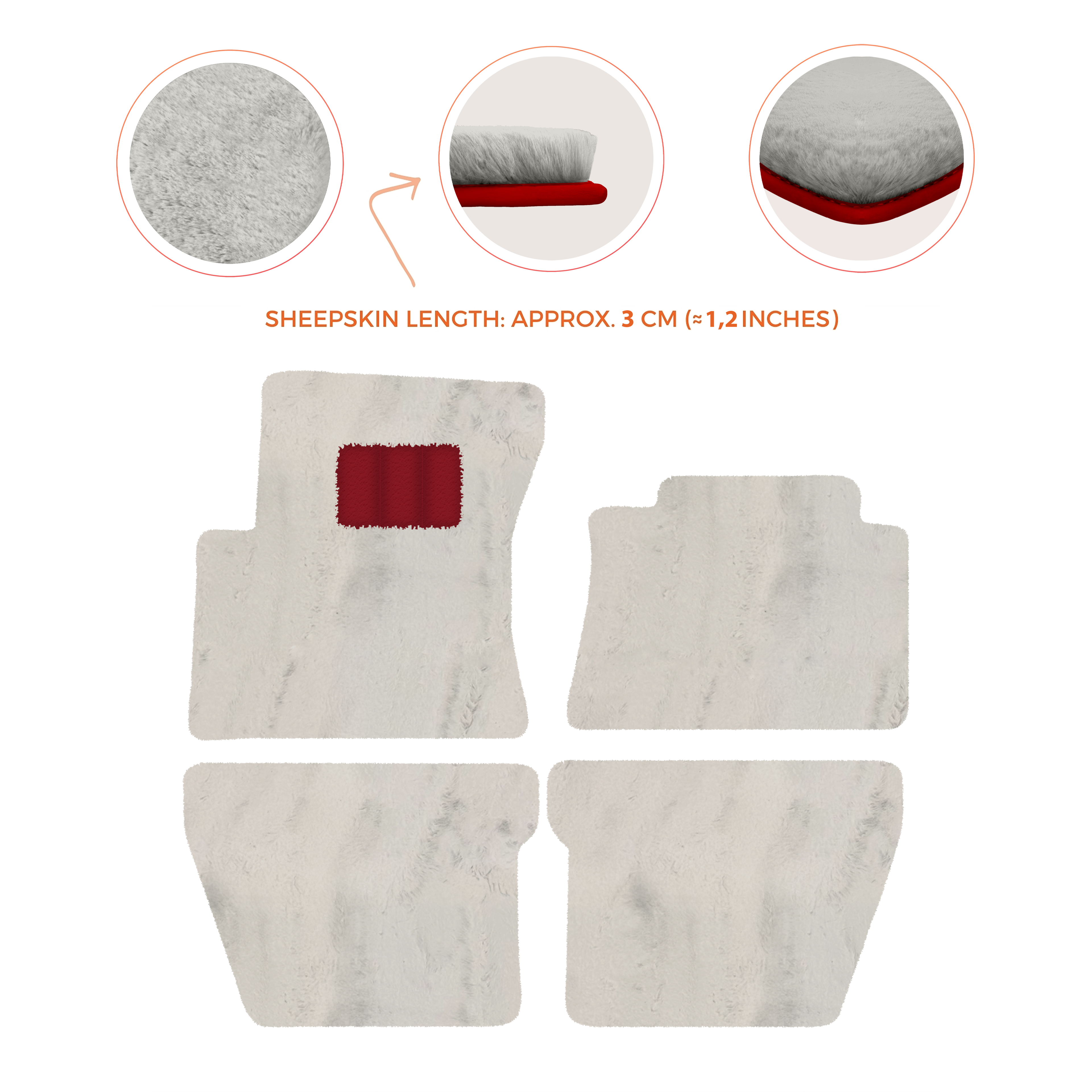 Bentley Mulsanne (2010â€“2020) - Sheepskin Length, Various Color Options Custom Fit Premium Velour Floor Mats