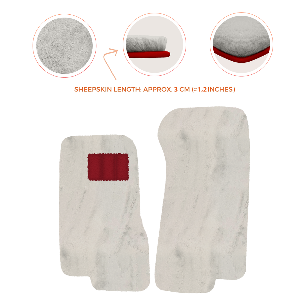 Aston Martin V8 Coupe Special (1996-2000) - Sheepskin Length, Various Color Options Custom Fit Premium Velour Floor Mats