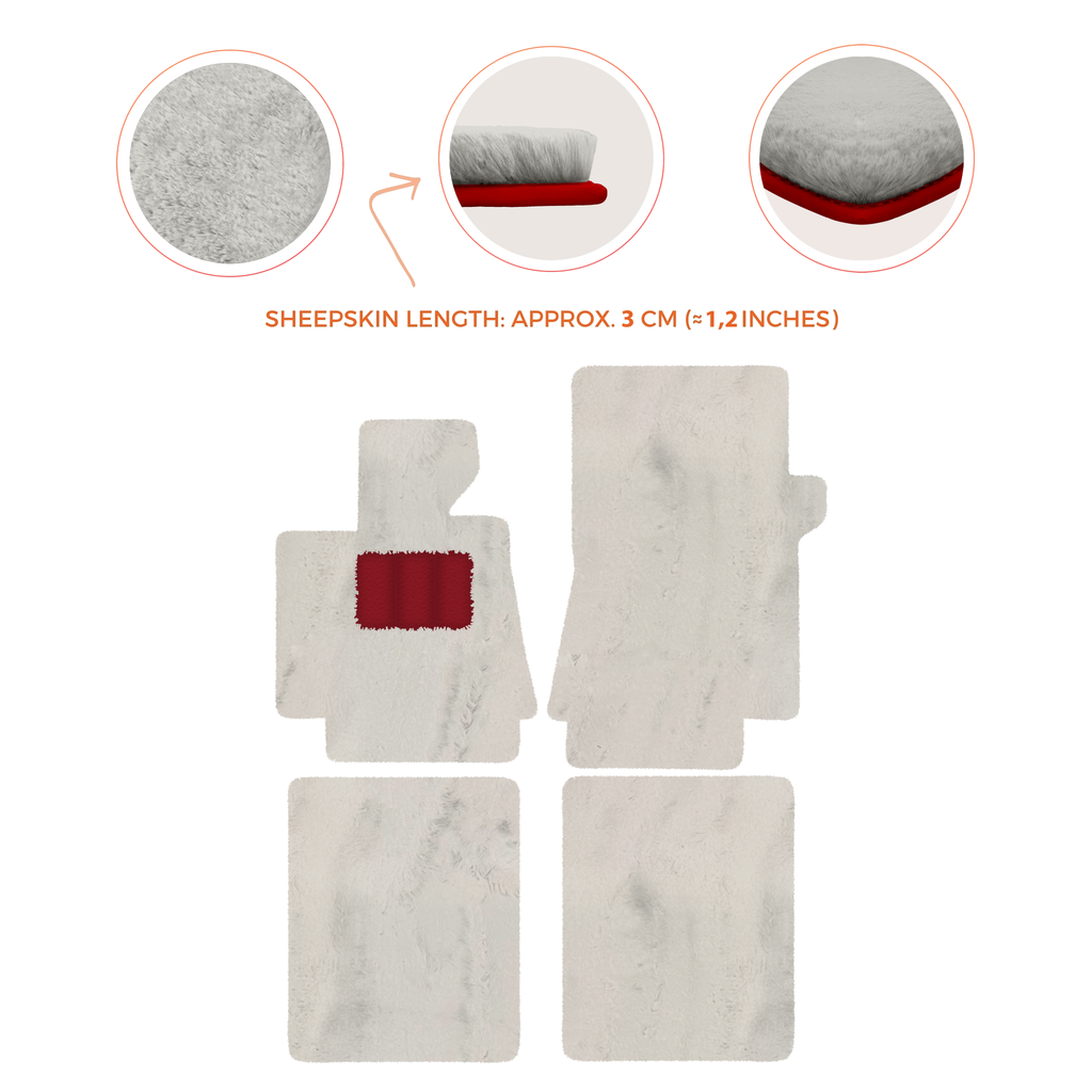 Bentley Arnage T (1998-2009) - Sheepskin Length, Various Color Options Custom Fit Premium Velour Floor Mats