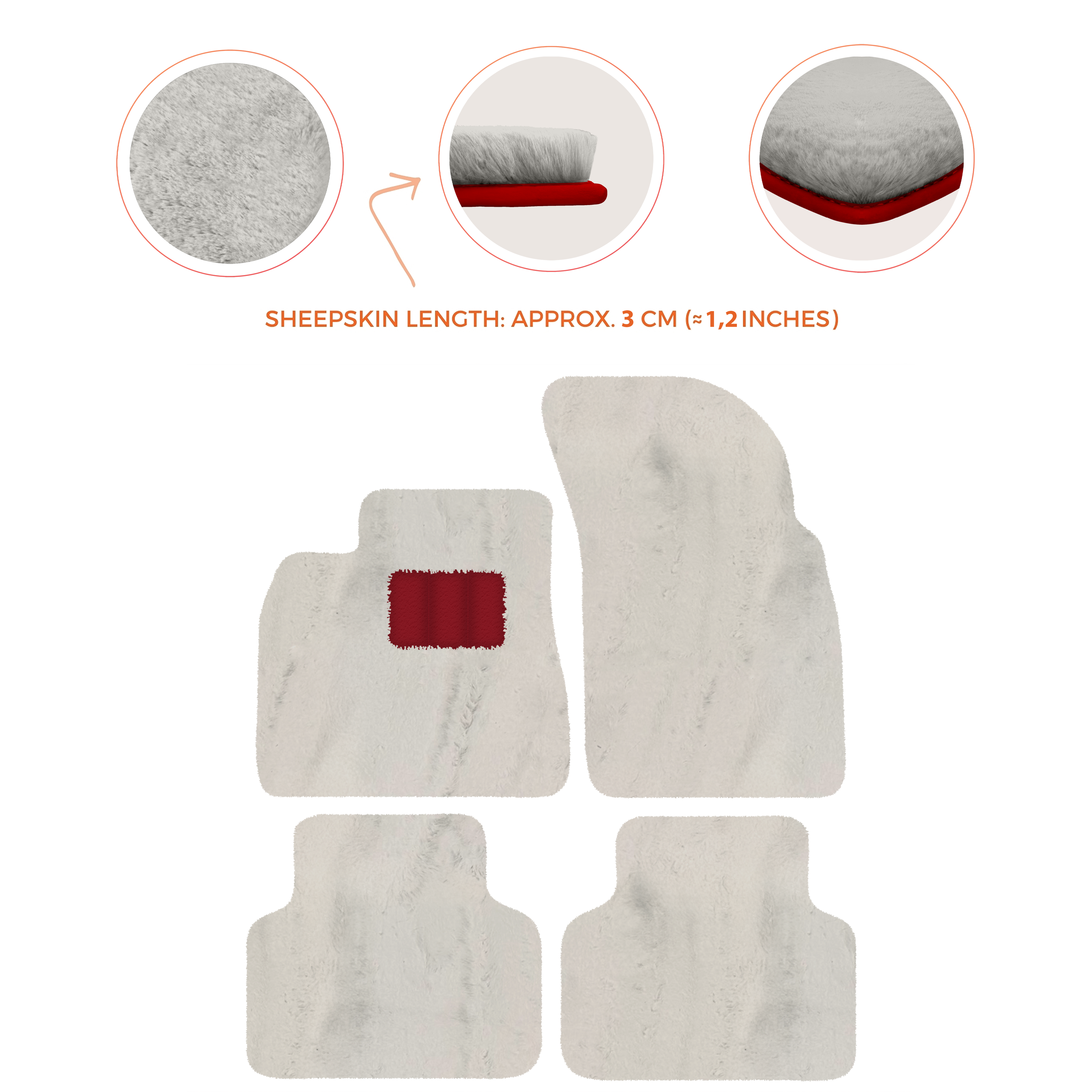 Bentley Bentayga (2015-2023) - Sheepskin Length, Various Color Options Custom Fit Premium Velour Floor Mats
